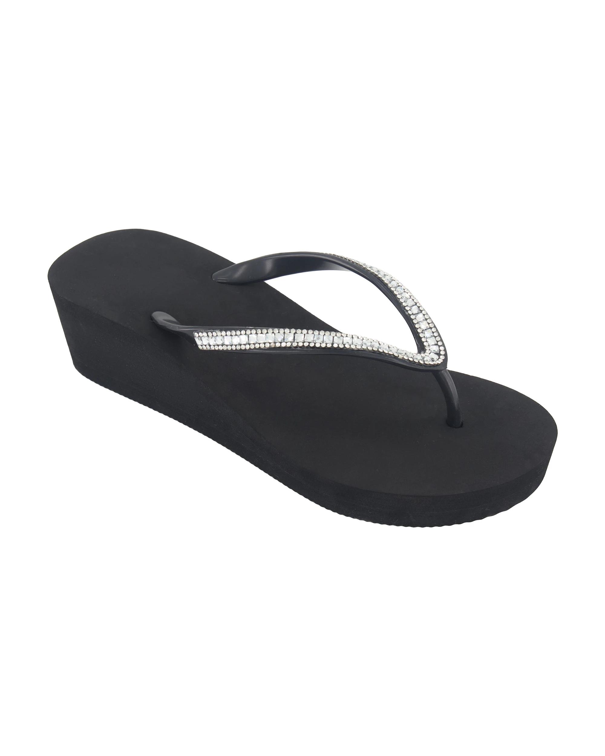 1 Embellished Wedges Black, 1 of 3