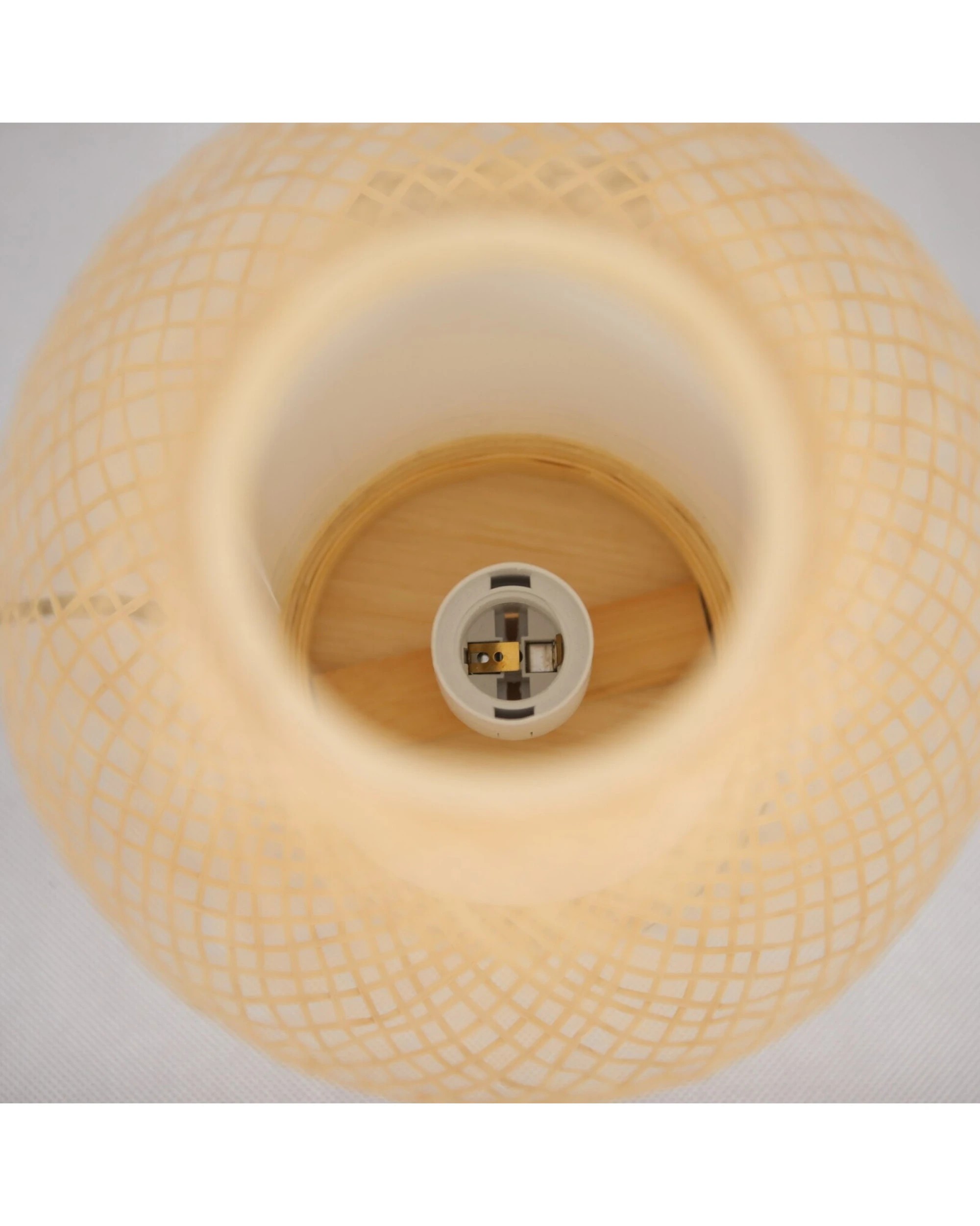 5 BR Home Natural Woven Bamboo Oval Table Lamp Light Shade Boho Tropical, 5 of 5
