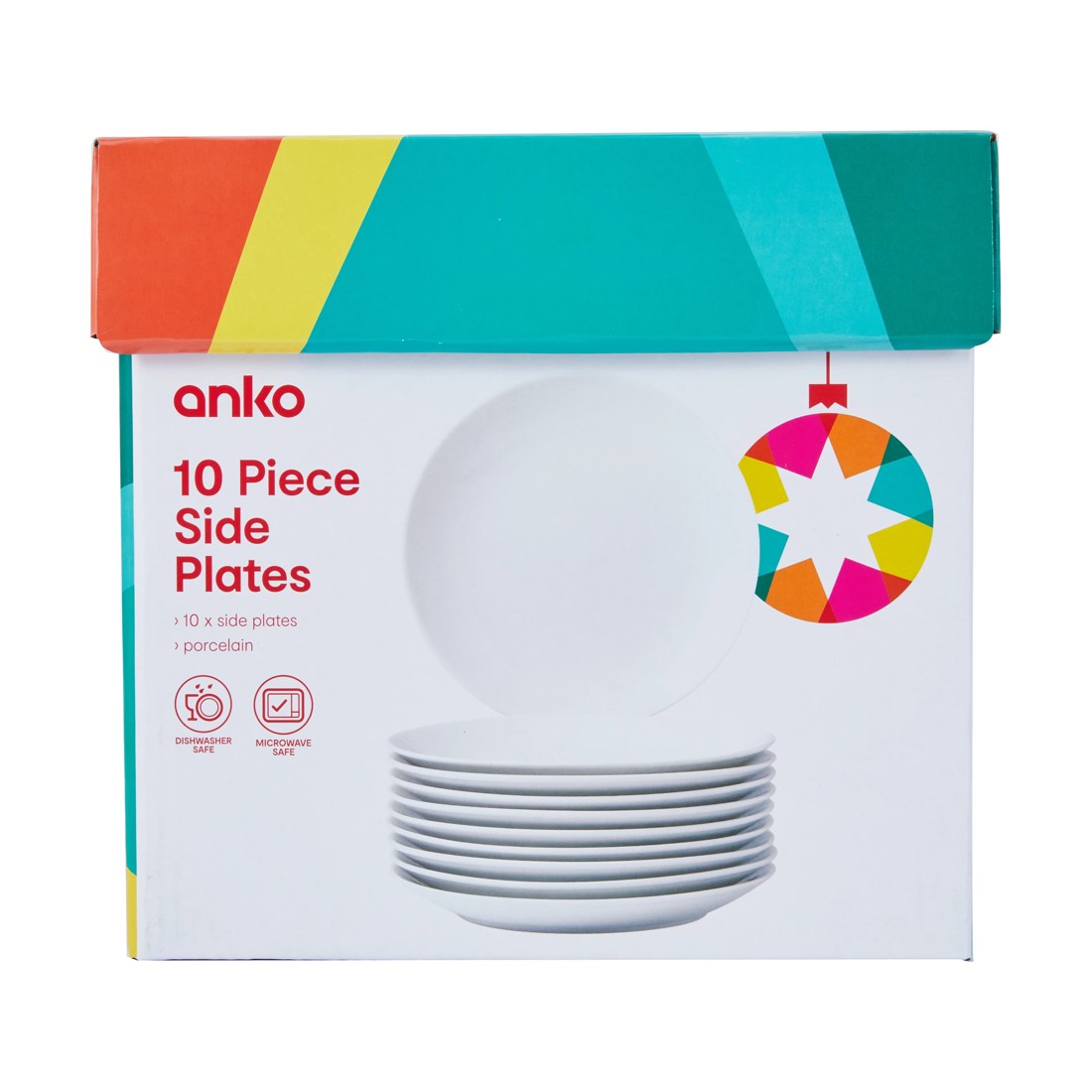 1 10 Piece White Side Plates, 1 of 5