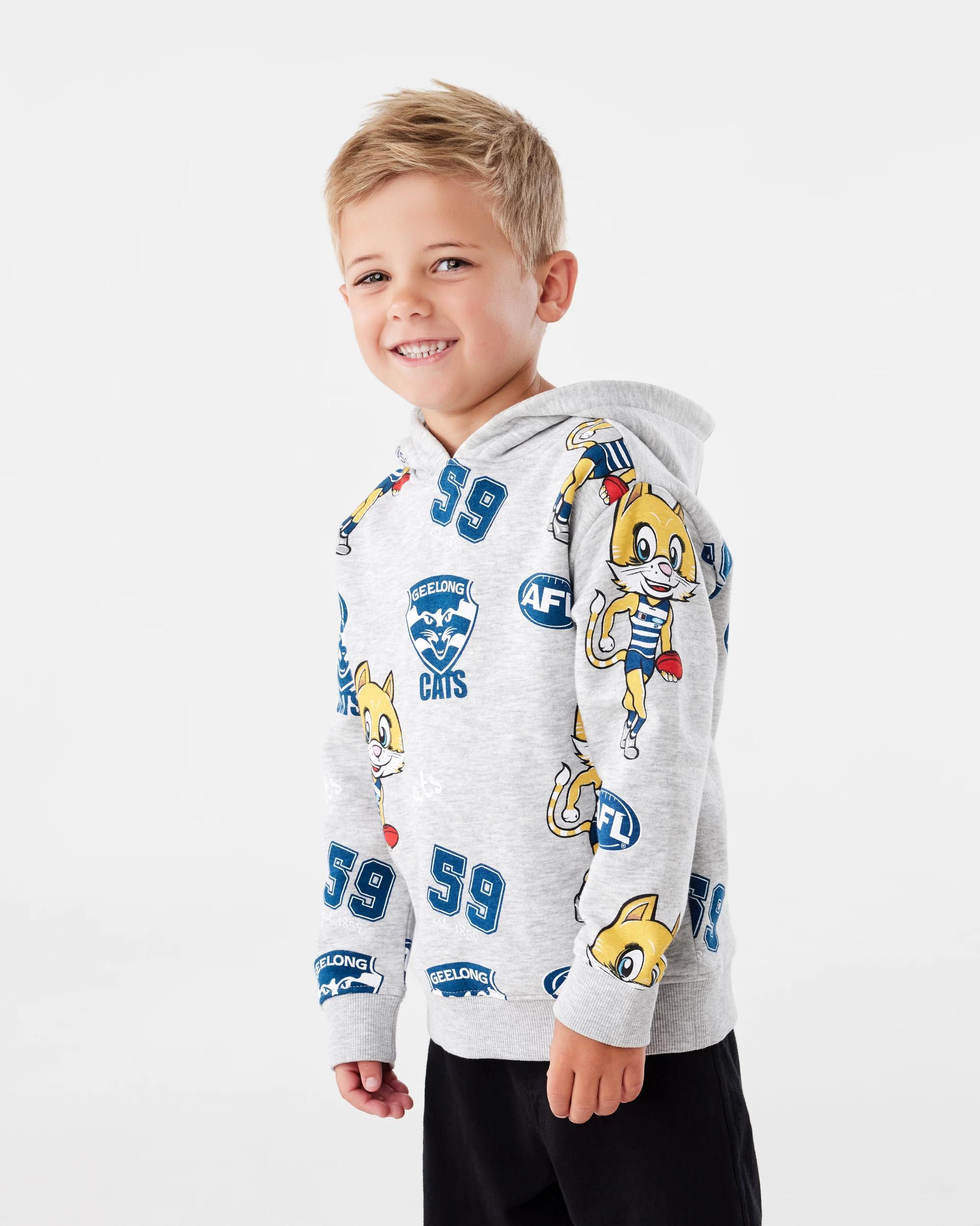 2 Official AFL Kids Hoodie Geelong, 2 of 9