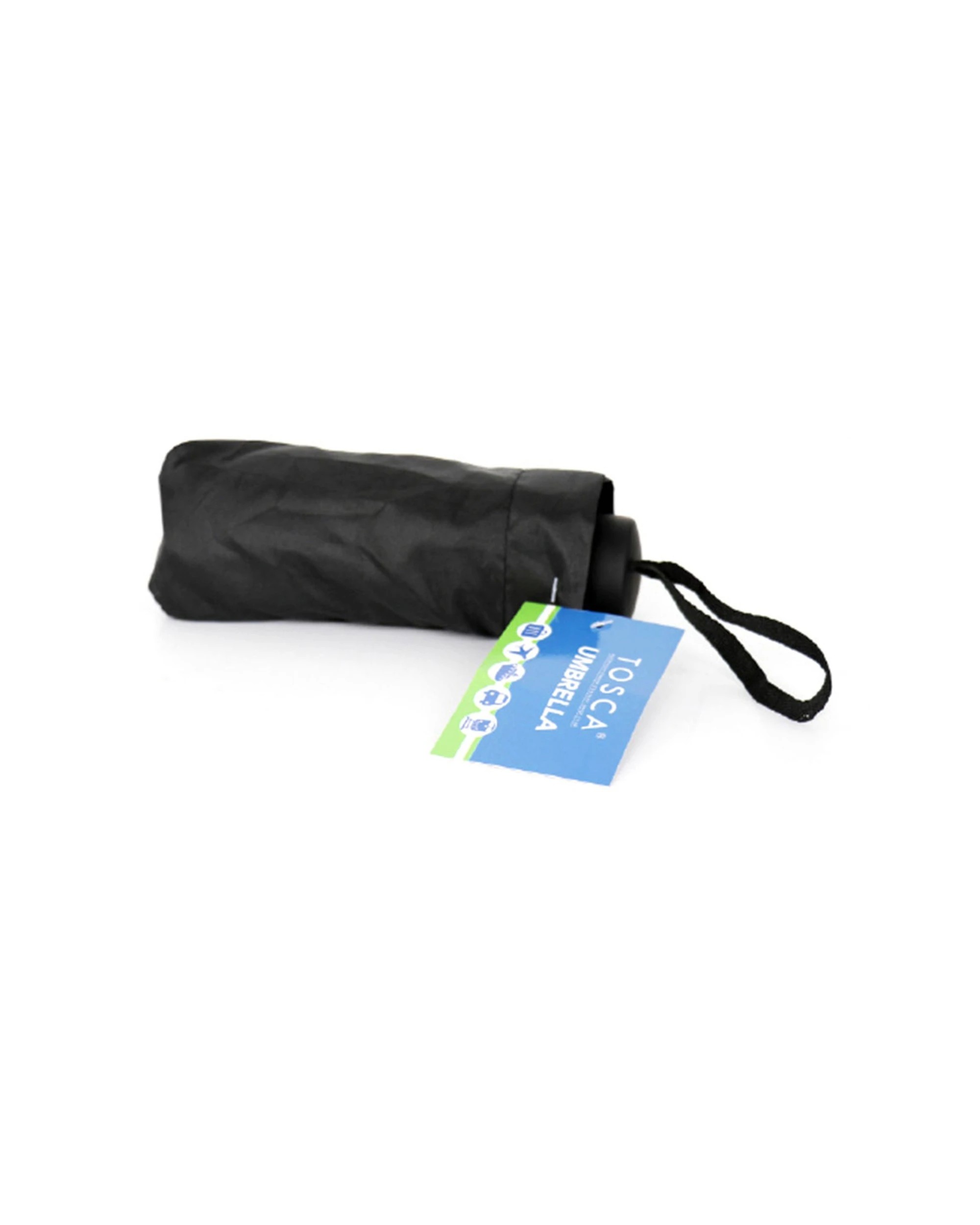 1 Tosca Portable Travel Rain/Wind Compact Umbrella Cover - Black, 1 of 1