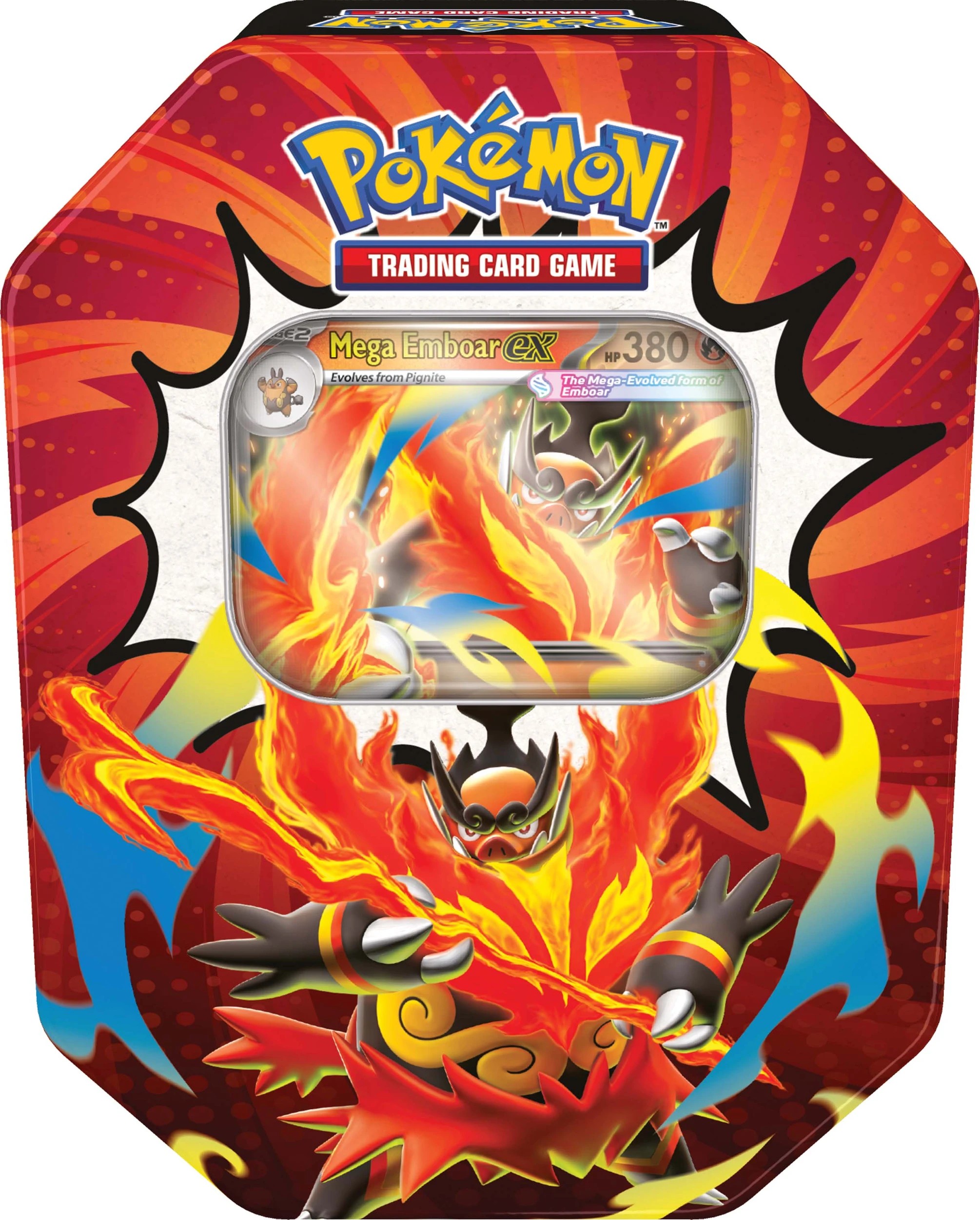 6 Pokemon Trading Card Game: Mega Evolution - Ascended Heroes Tin - Assorted, 6 of 8