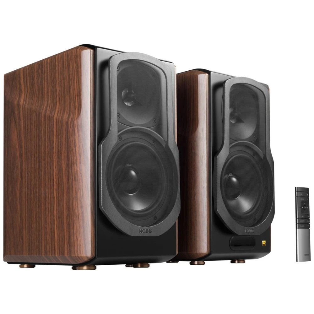 4 EDIFIER S2000MKIII Premium Hi-Res Bookshelf Speaker Brown, 4 of 8