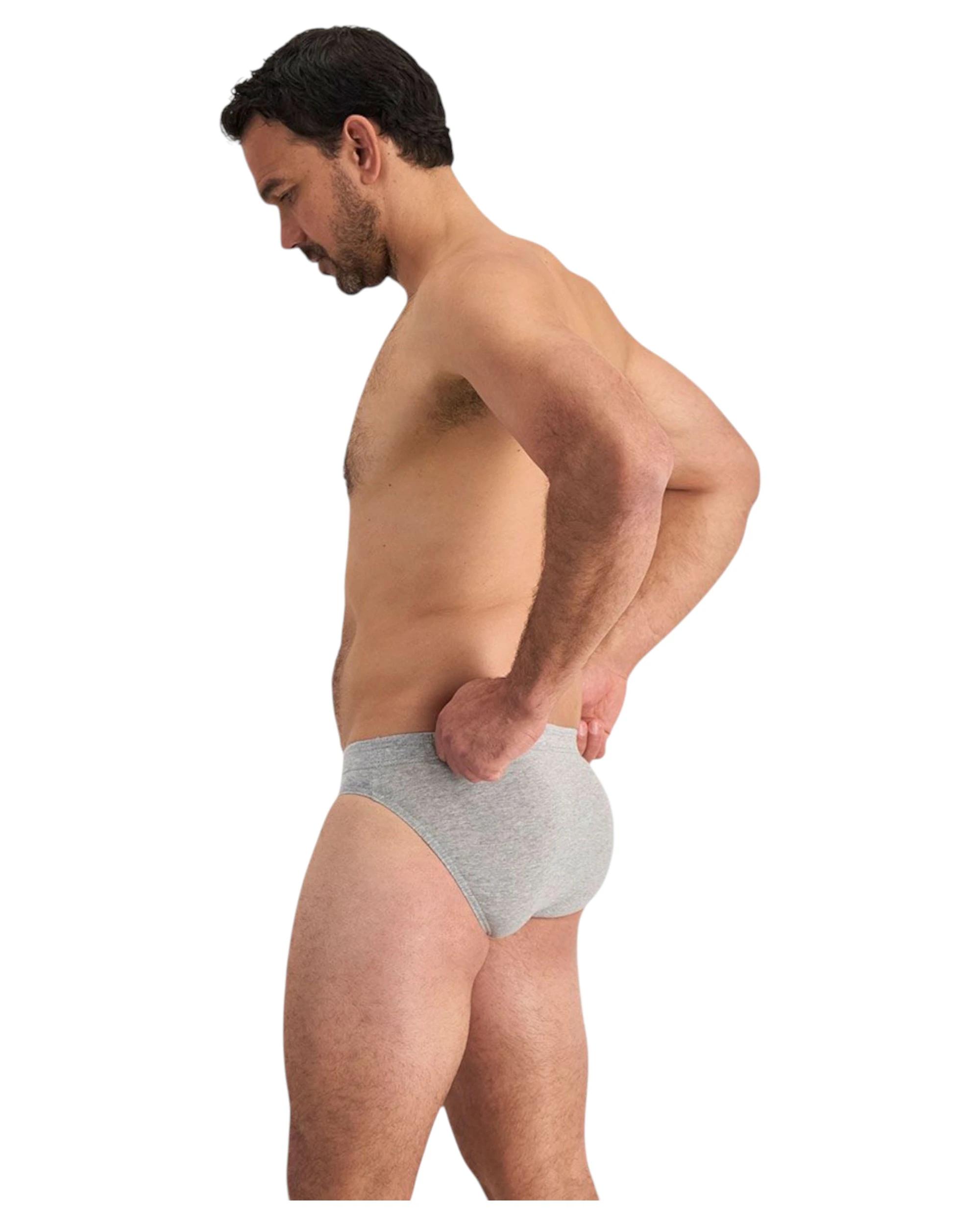 7 Jockey 12 Pack Mens Cotton Briefs / Grey/ Red Underwear BLACK/GREY/RED, 7 of 10