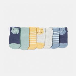 7 Pack Novelty Low Cut Socks