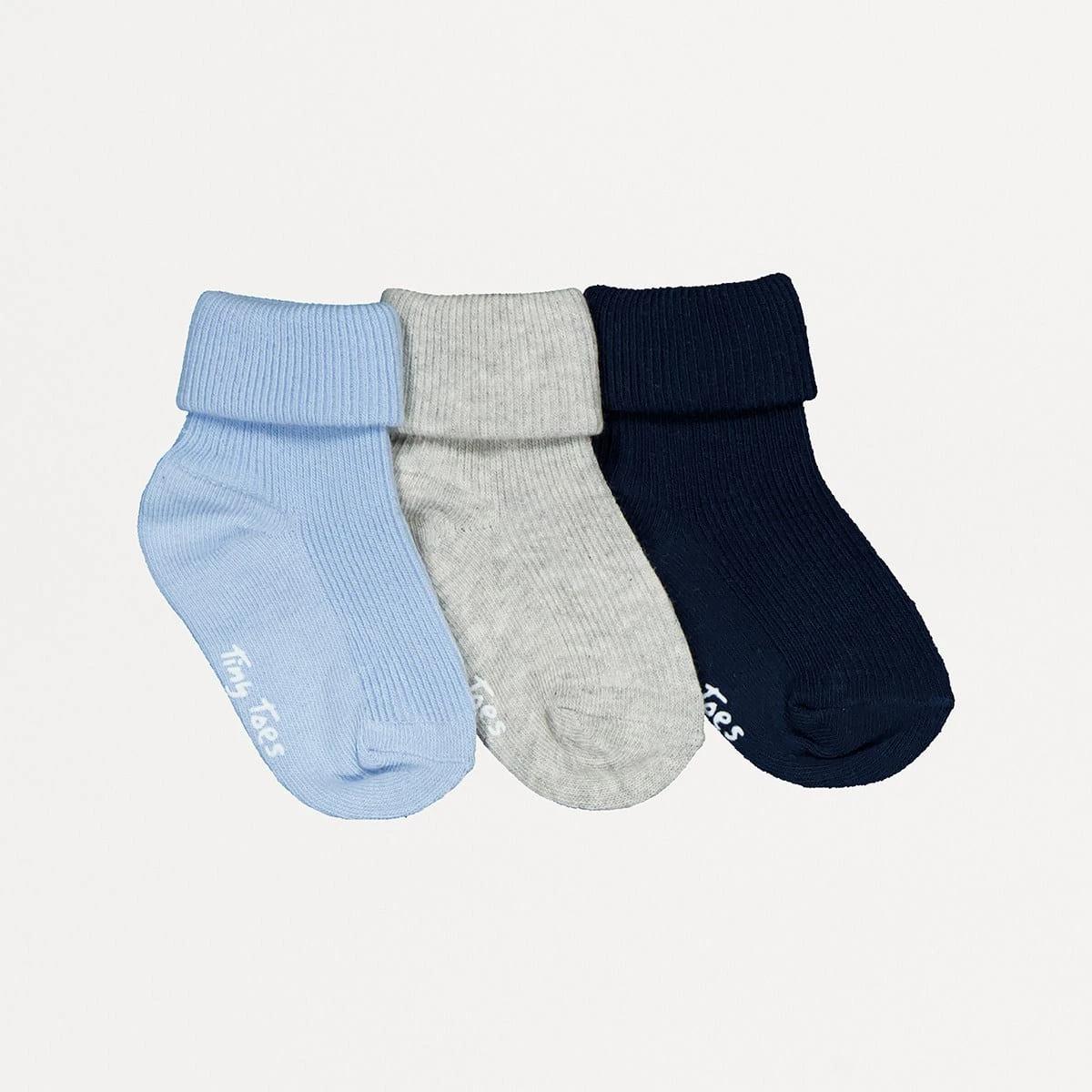 2 3 Pack Tiny Toes Socks TINY TOES BLUE, 2 of 3