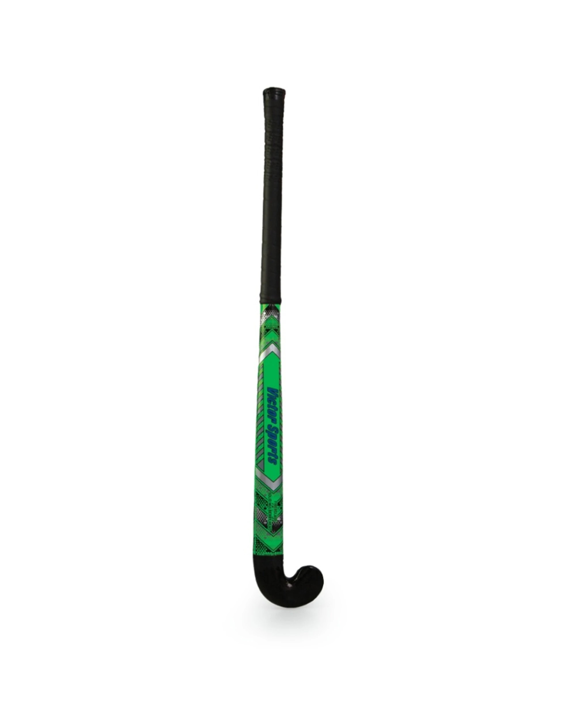 1 Victor Sports Hockey Stick Match Soft Grip Wooden 32 Inches - Green, 1 of 2