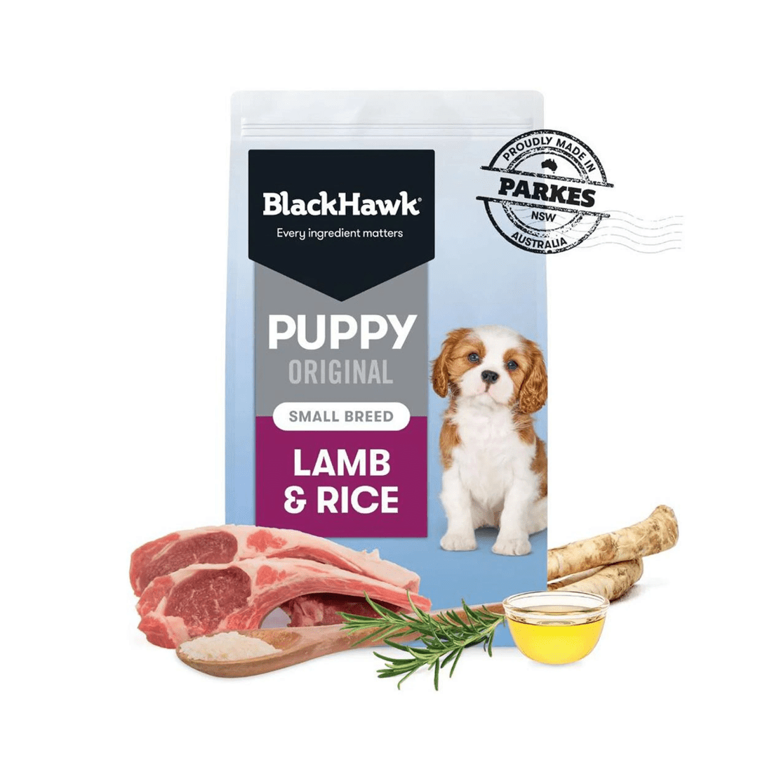 2 Black Hawk Puppy Small Breed Original Dry Dog Food Lamb & Rice 10kg, 2 of 8