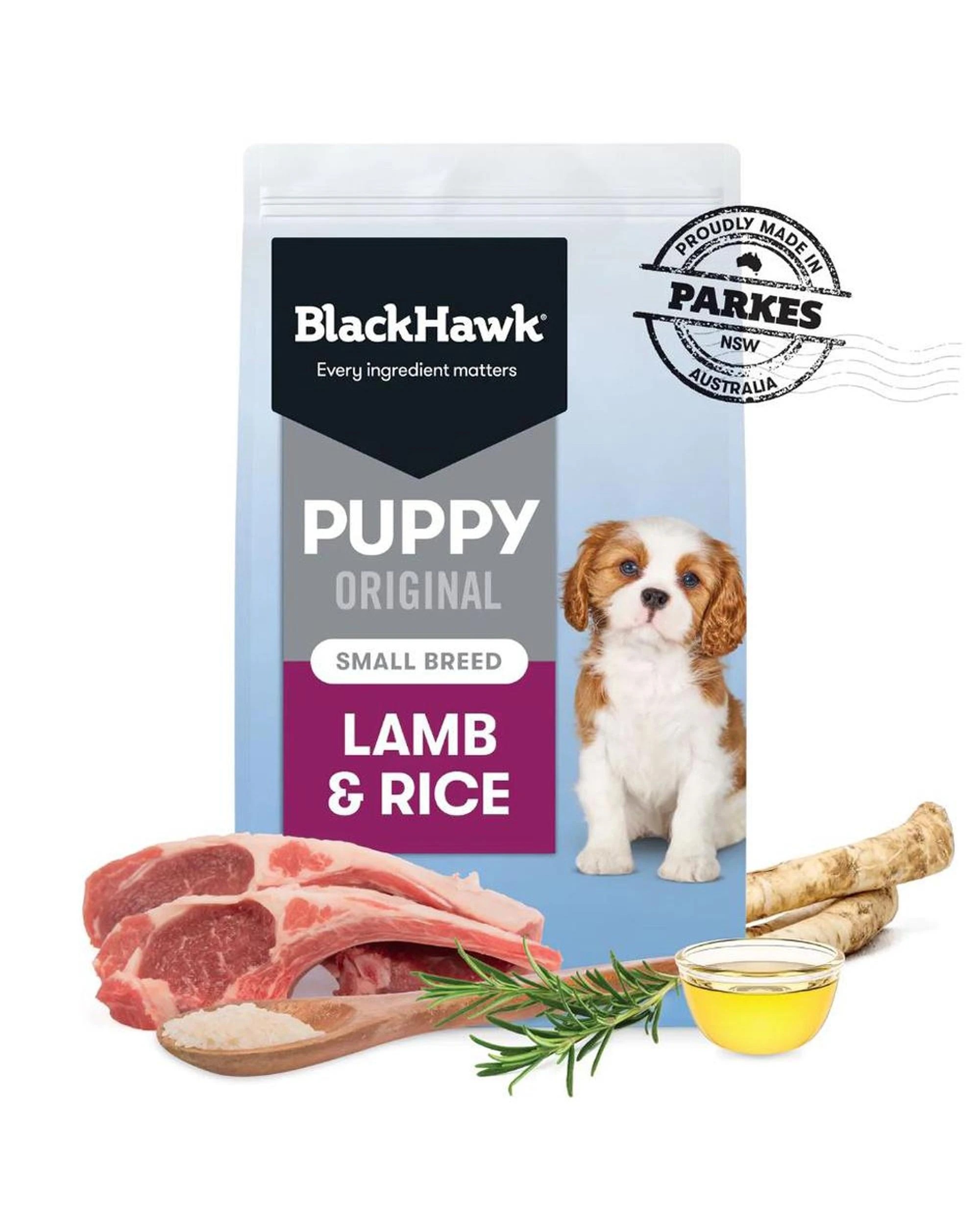 2 Black Hawk Puppy Small Breed Original Dry Dog Food Lamb & Rice 10kg, 2 of 8