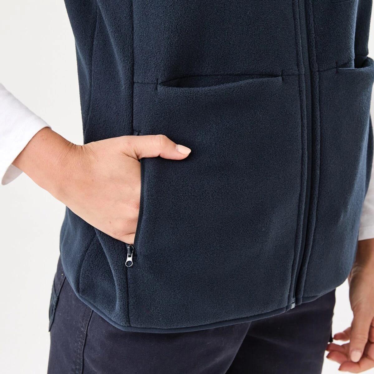 6 Work Scrub Vest Paris Blu, 6 of 6