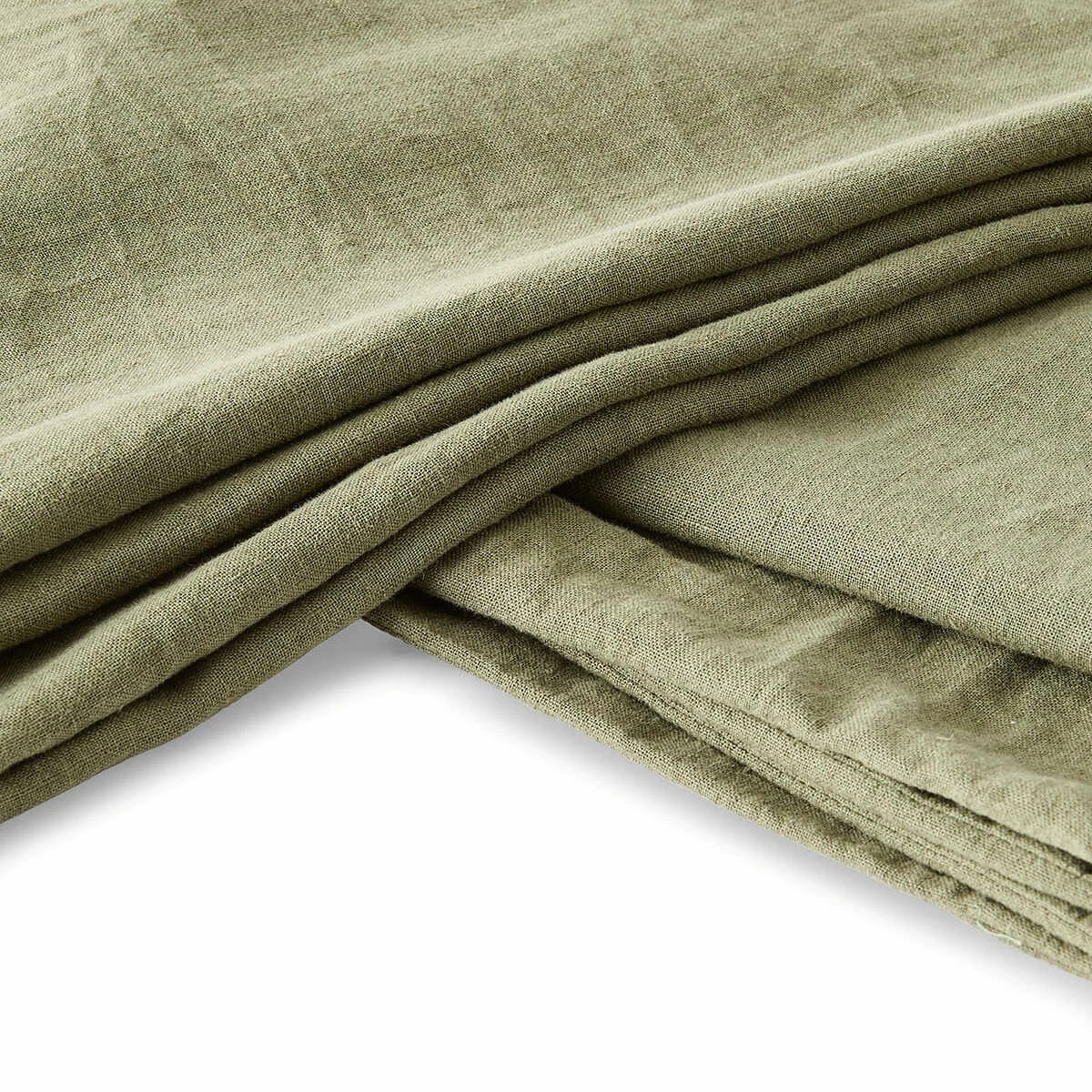 4 Kayden Linen Cotton Quilt Cover Set - Double Bed, Forest, 4 of 7