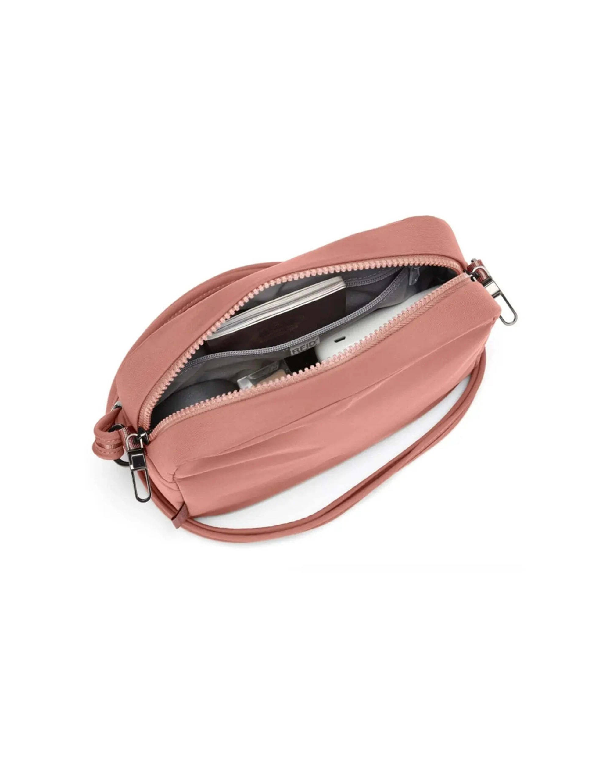 5 Pacsafe Citysafe CX Econyl Anti-Theft Square Crossbody Bag RFID Security Strap 2.4L Rose - Pink, 5 of 5