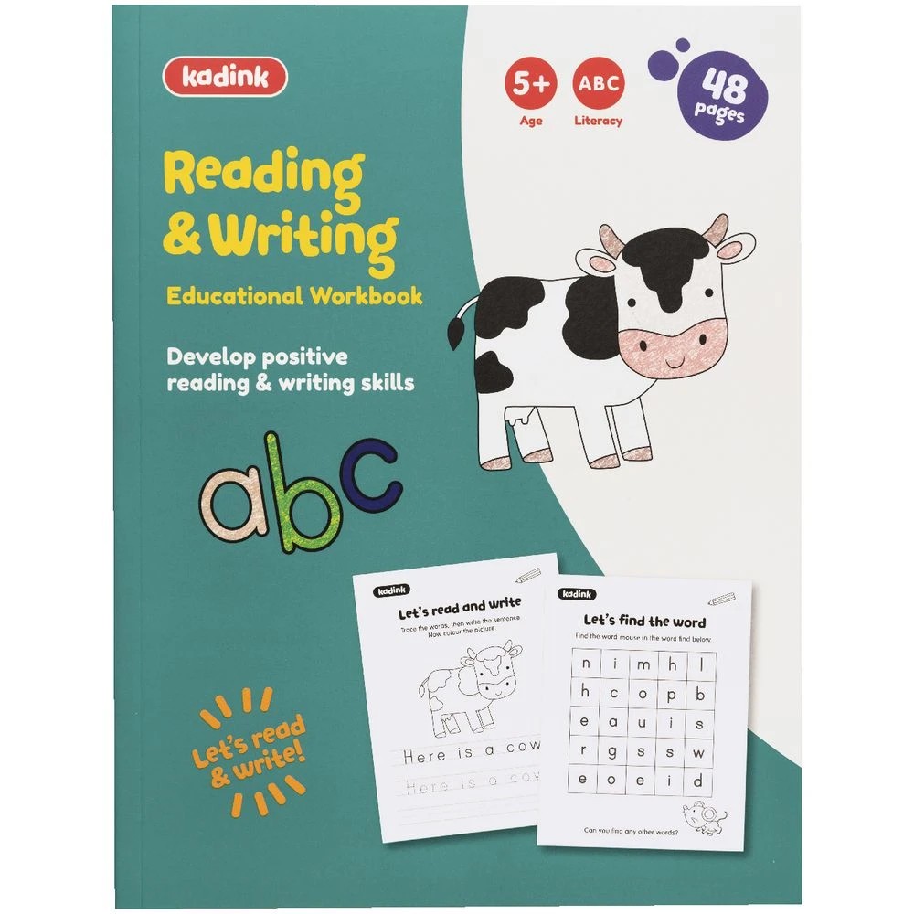 5 Kadink Workbook 48 Pages Reading and Writing, 5 of 5