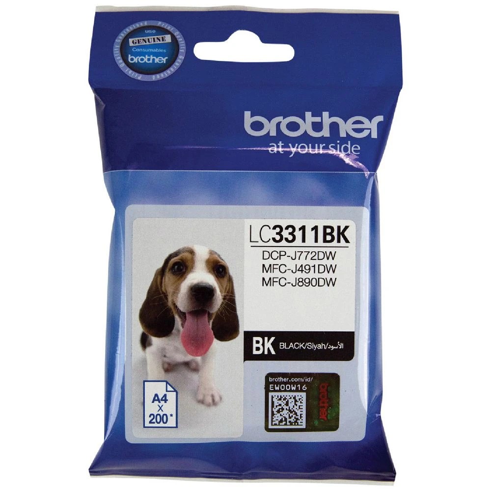 1 Brother LC 3311 Ink Cartridge Black, 1 of 2