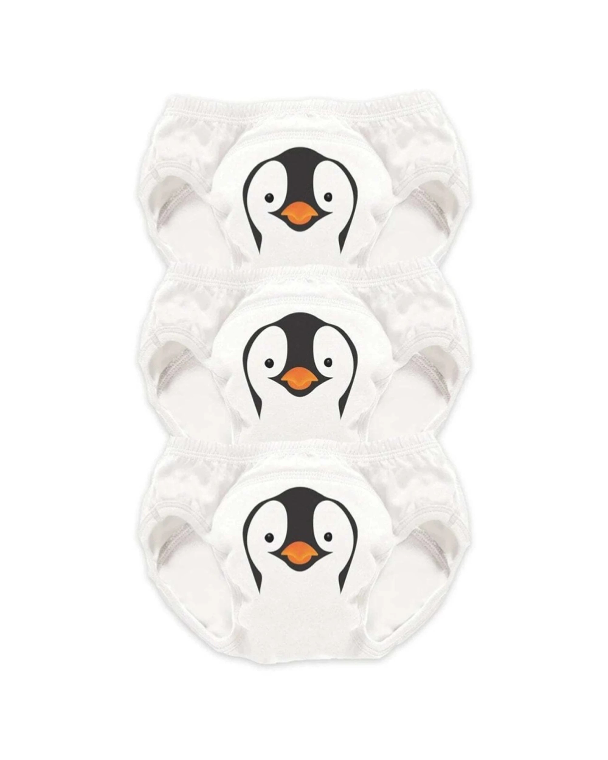 1 My Carry Potty 3pc Toddler Toilet Training Cotton Pants Penguin 2-3y - White, 1 of 1