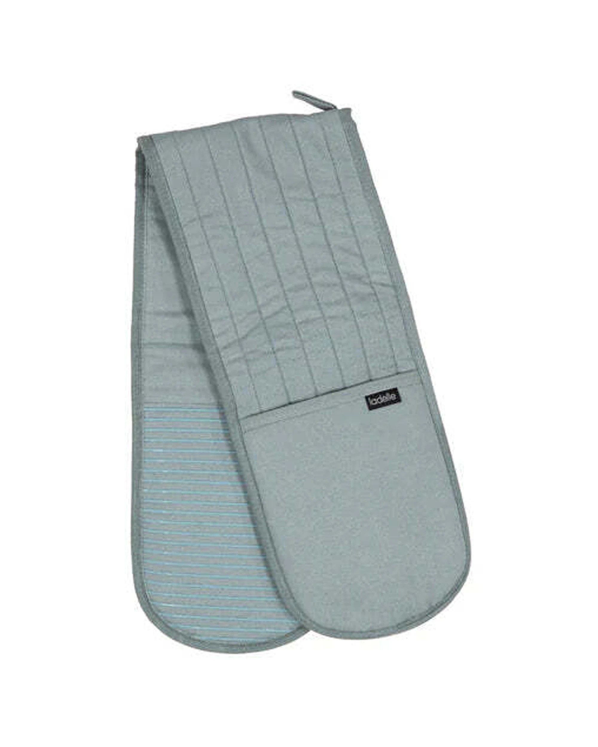 1 Ladelle Lennox Extended Heat Protection Silicone Grip Durable Double Oven Mitt, 1 of 1