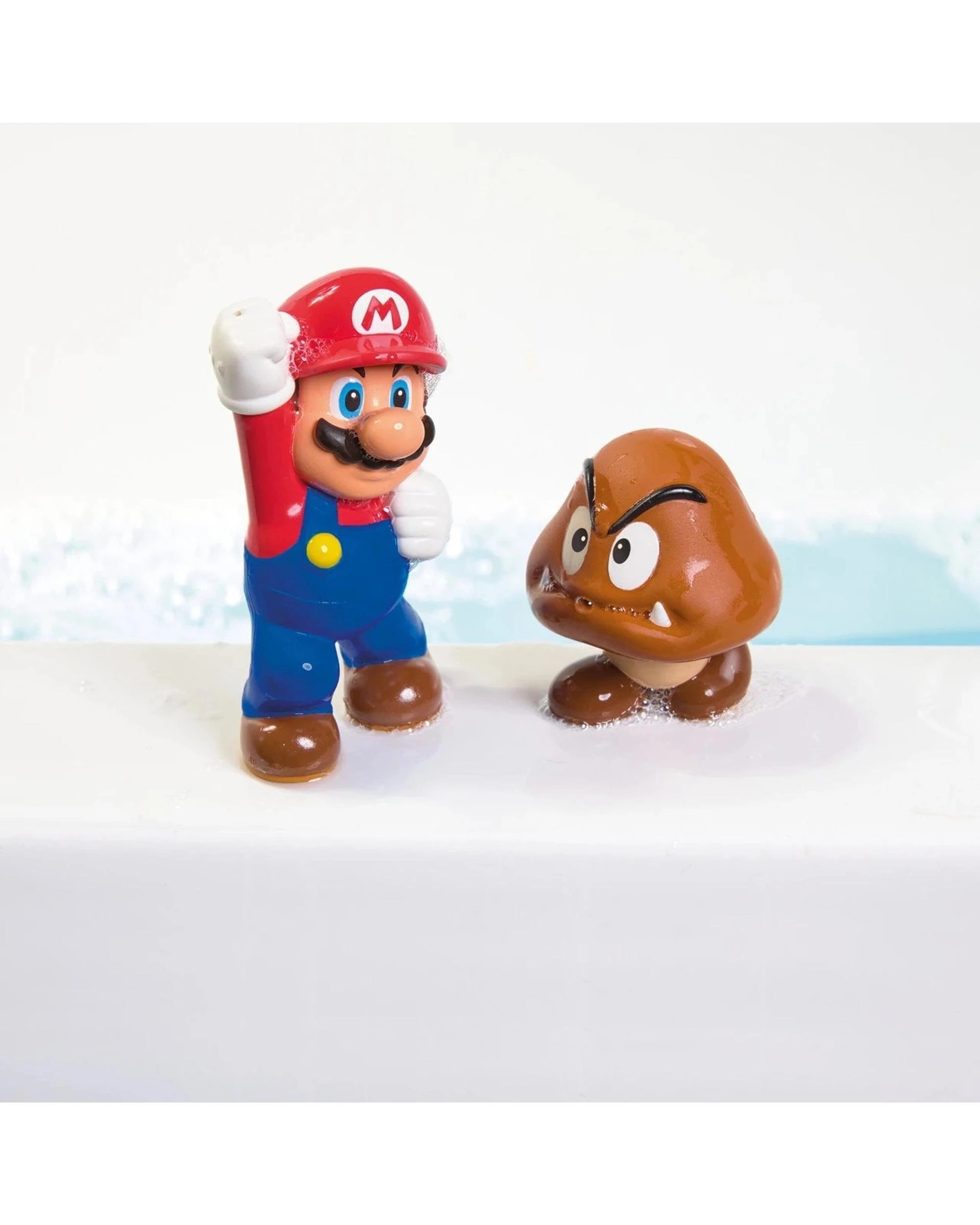 2 Tomy Toomies Super Mario Bath Squirters Mario and Goomba, 2 of 4