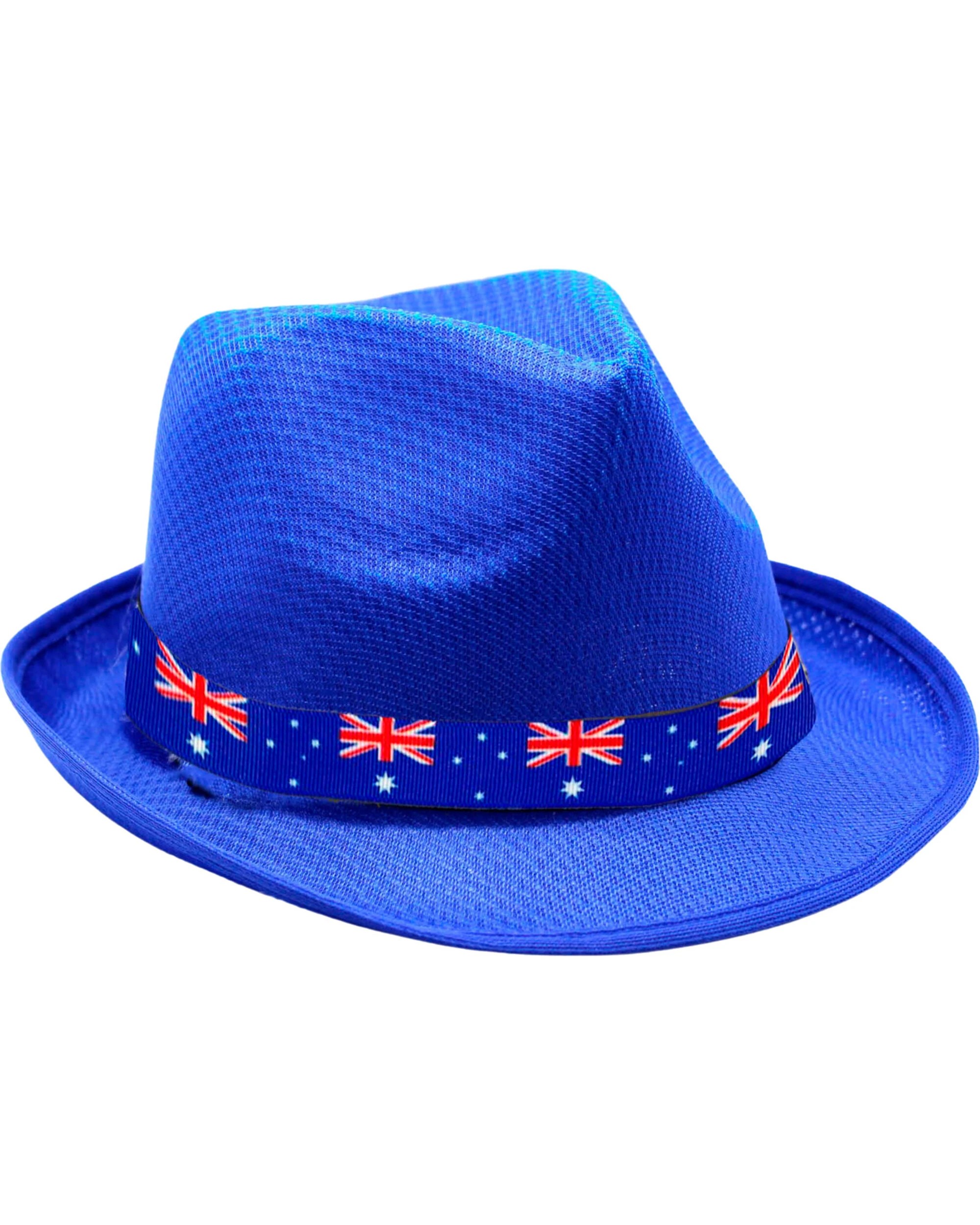 1 Partyrama Adult Australian Trilby Hat - Blue, 1 of 1