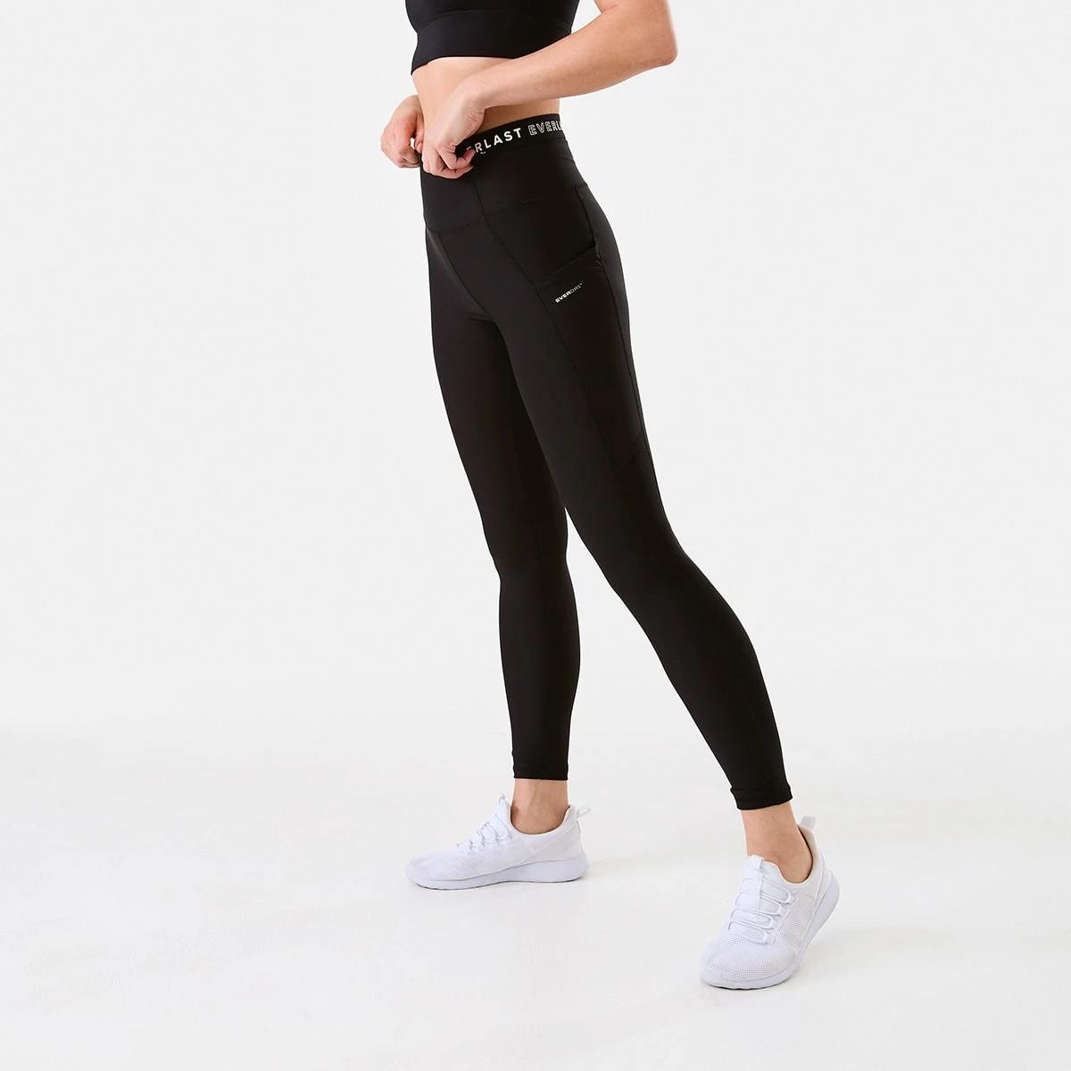 2 Everlast Womens Sculpt Leggings EVERLAST BLACK, 2 of 6