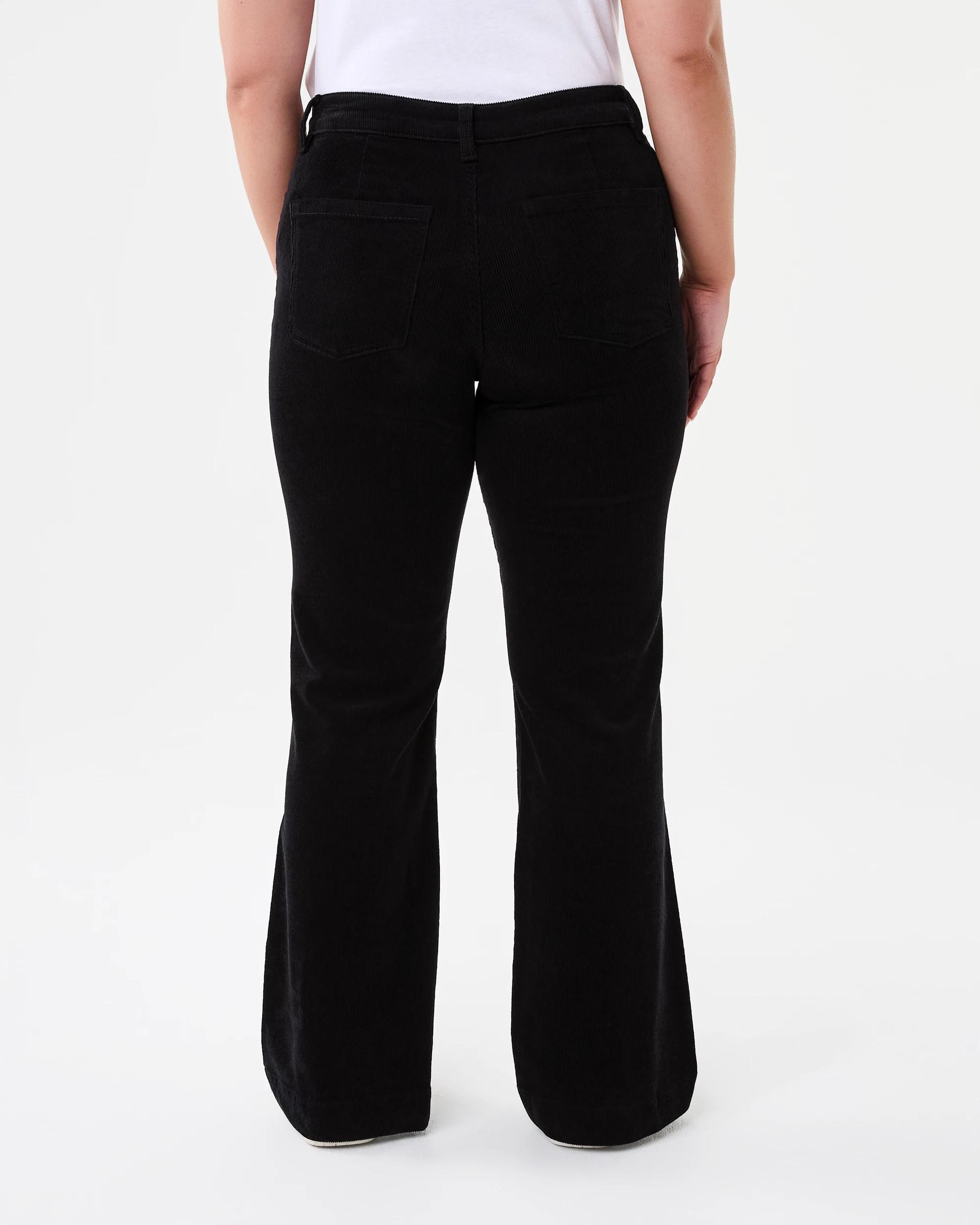 3 Corduroy Bootleg Pants Black, 3 of 7