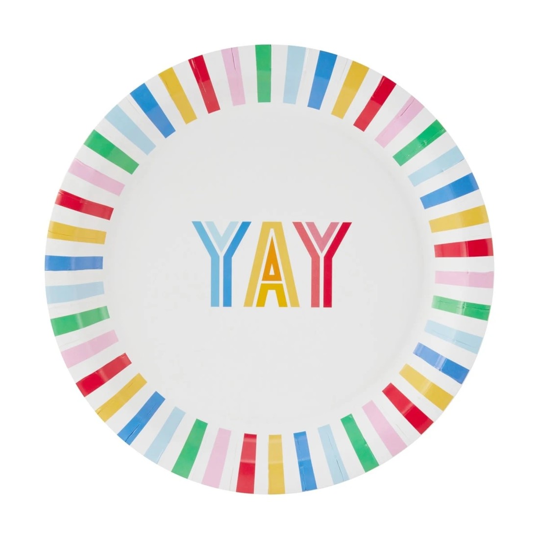 1 16 Piece Bright Paper Plates, 1 of 6