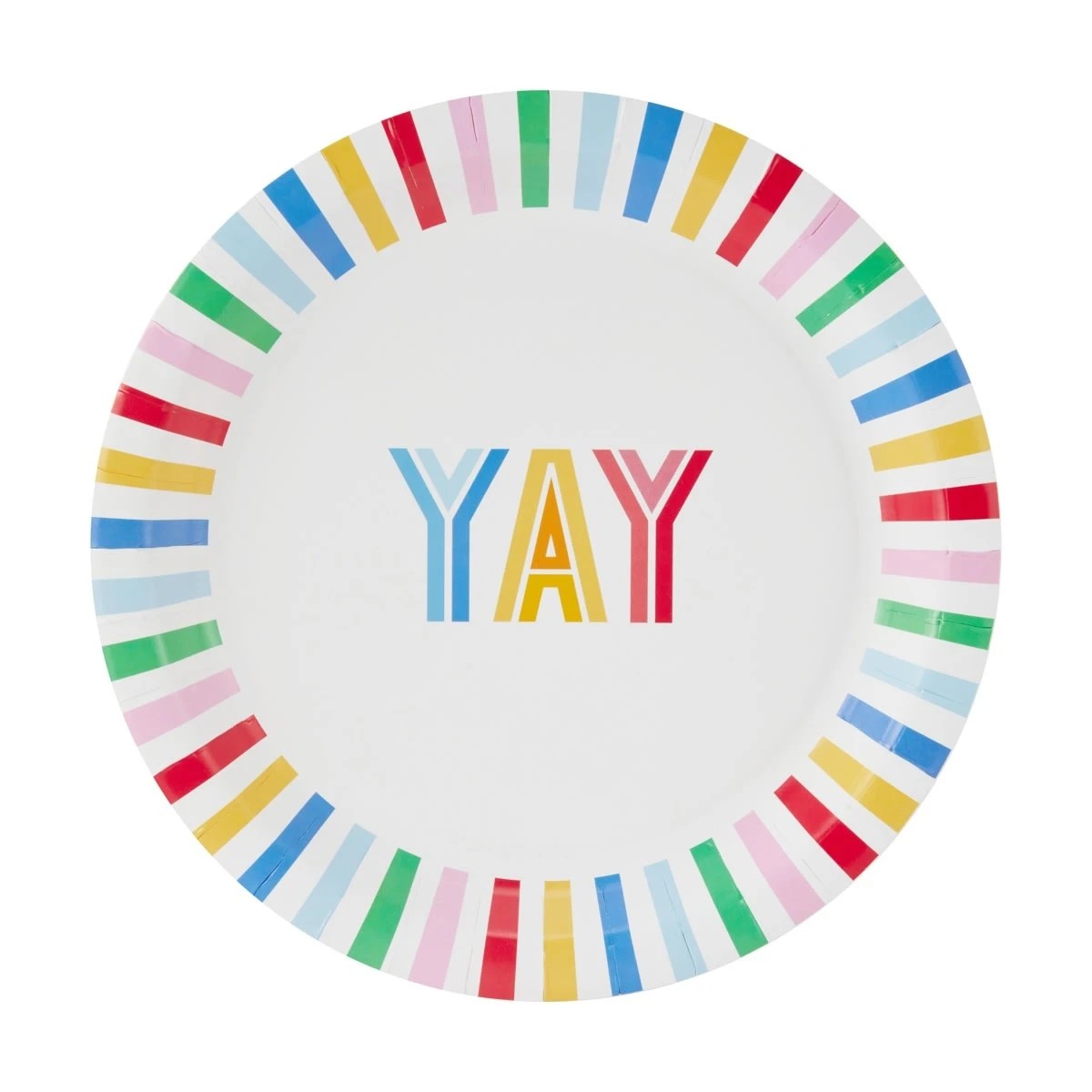 1 16 Piece Bright Paper Plates, 1 of 6