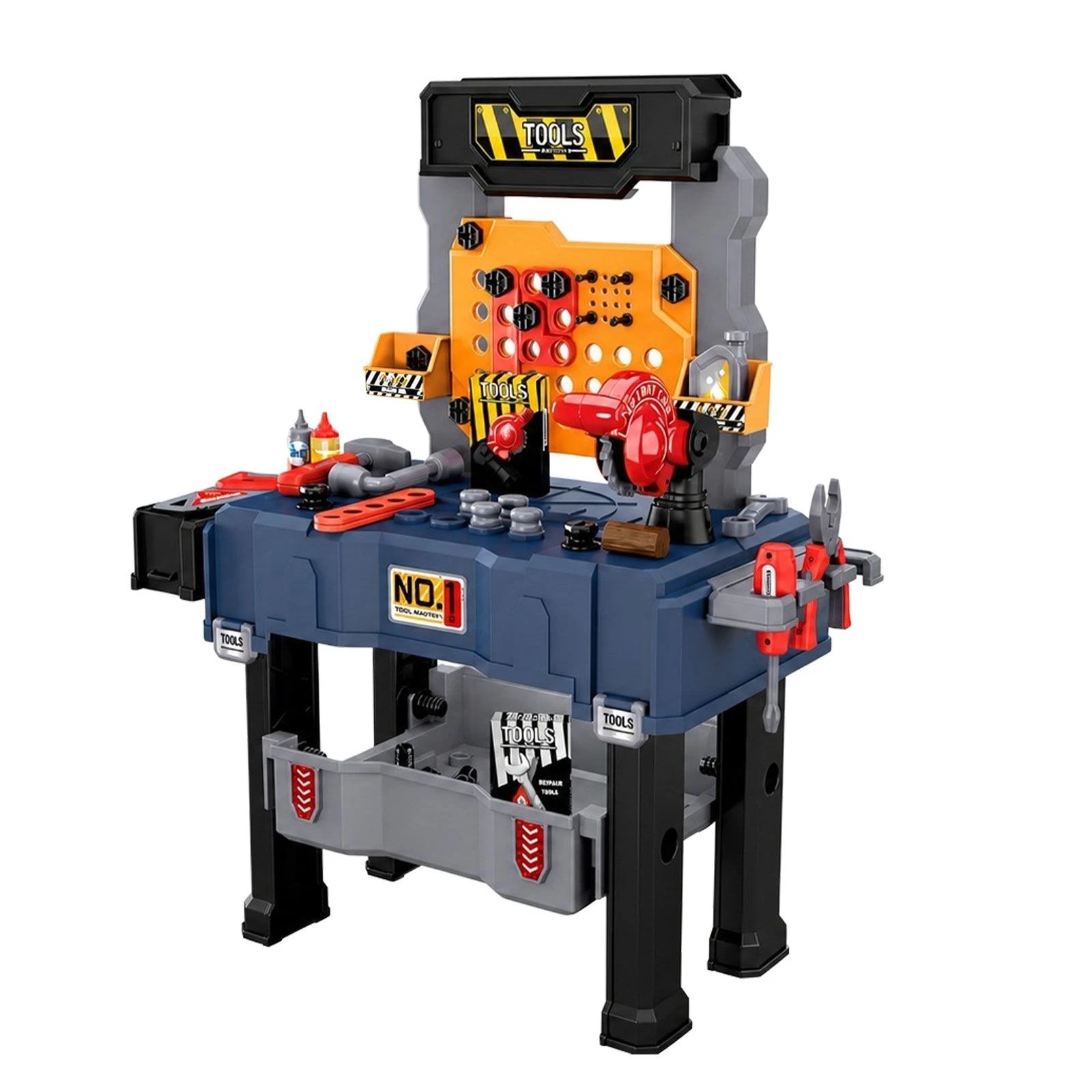 2 Ausway 65PCS Portable Kids Tool Workbench Set with Screws and Carry Case, 2 of 7