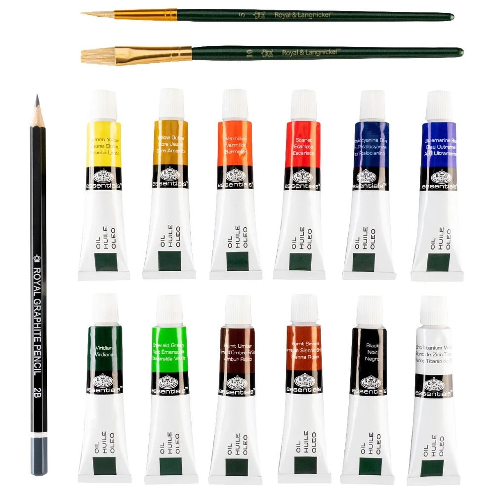 3 Royal & Langnickel Oil Paint Medium Tin Set 15 Piece, 3 of 5