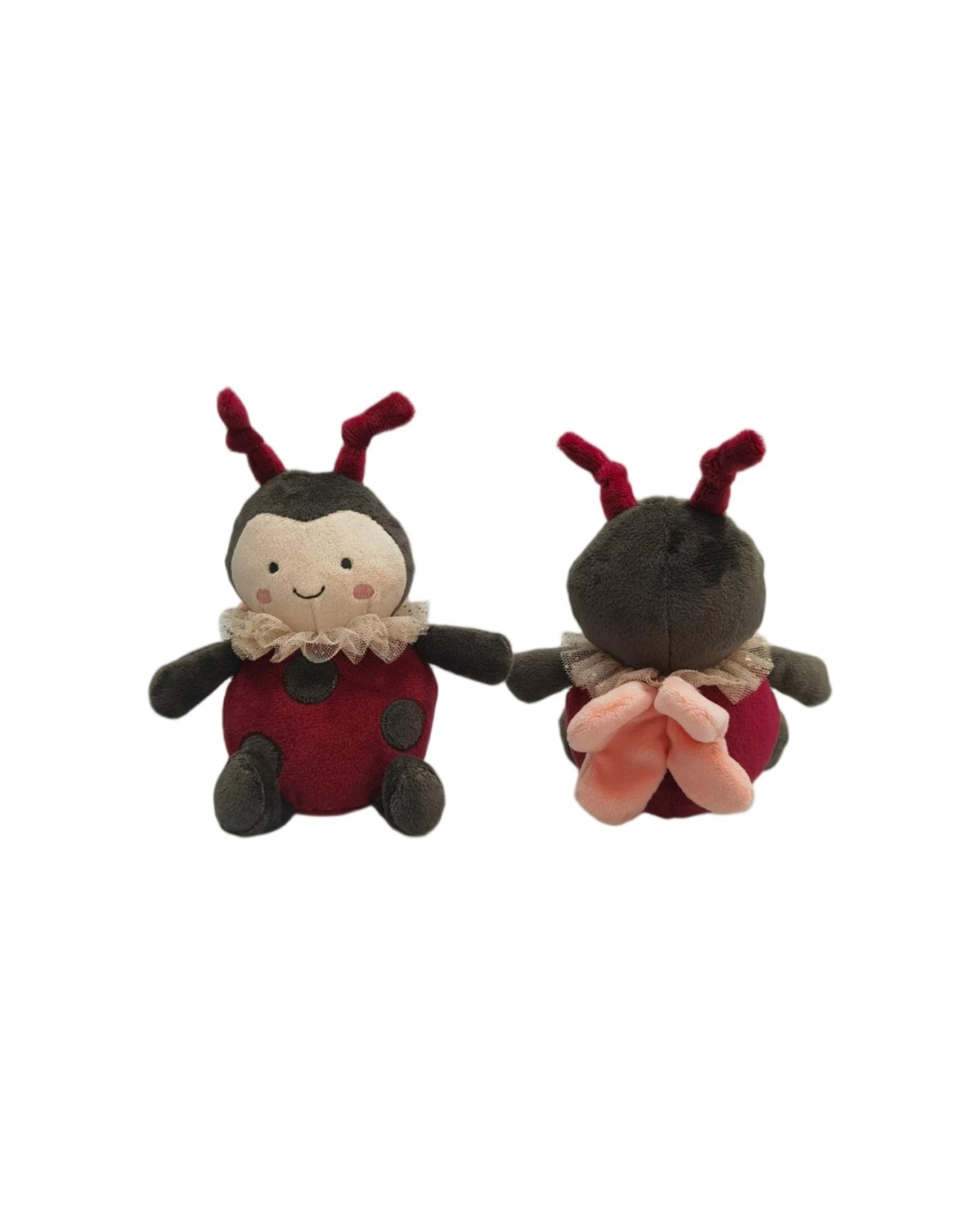 3 Urban Products Ladybug Rattle Kids Plush Soft Toy 17cm - Plain, 3 of 3