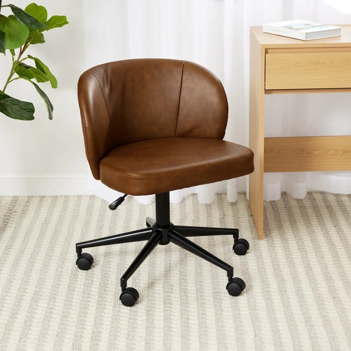 1 Desk Chair - Tan, 1 of 10
