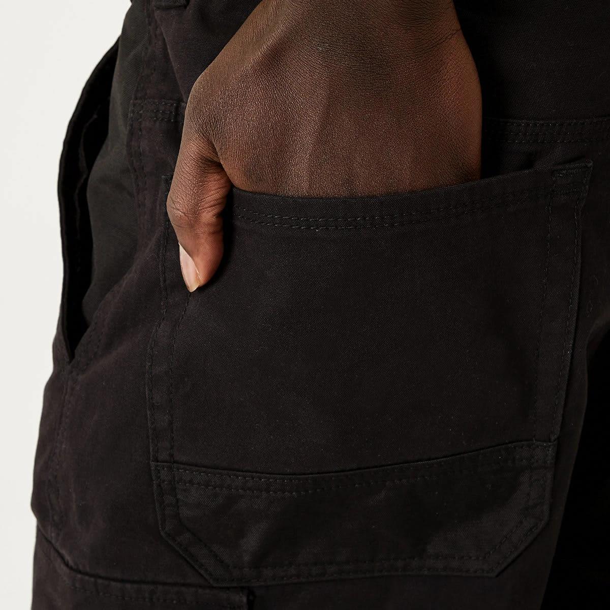 7 Knee Length Work Shorts BLACK, 7 of 8