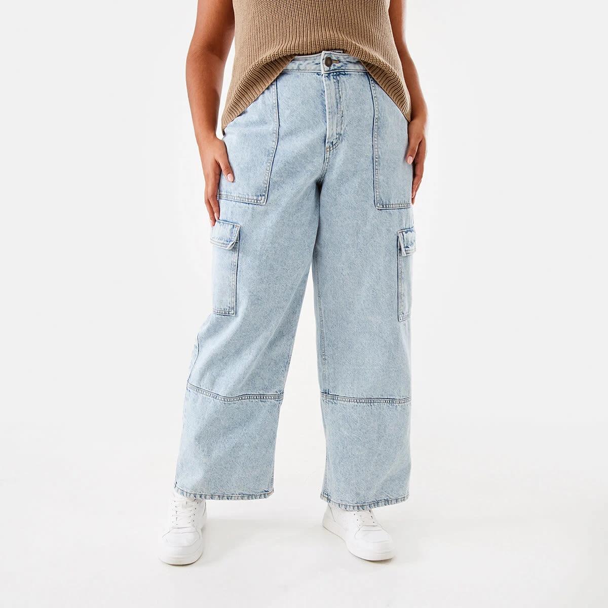 3 Cargo Jeans Light Wash, 3 of 10