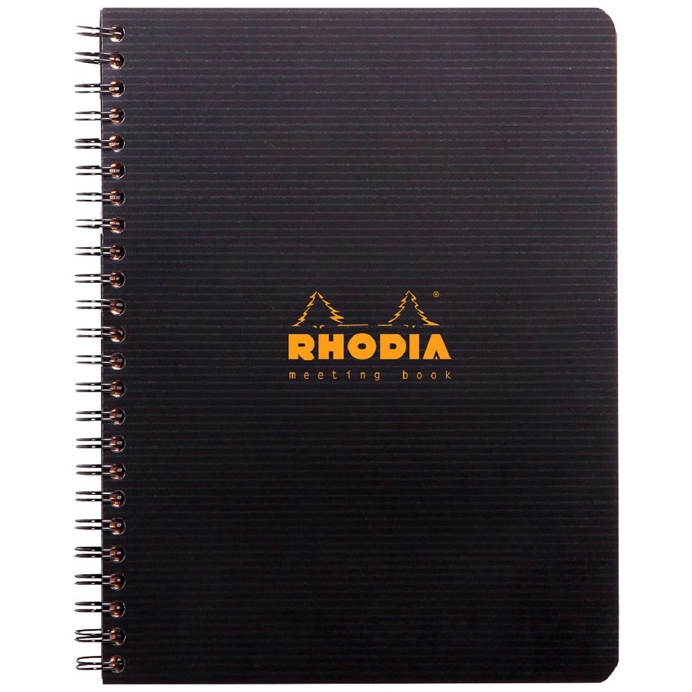 1 Rhodia A5 Meeting Book Black 160 Pages, 1 of 4