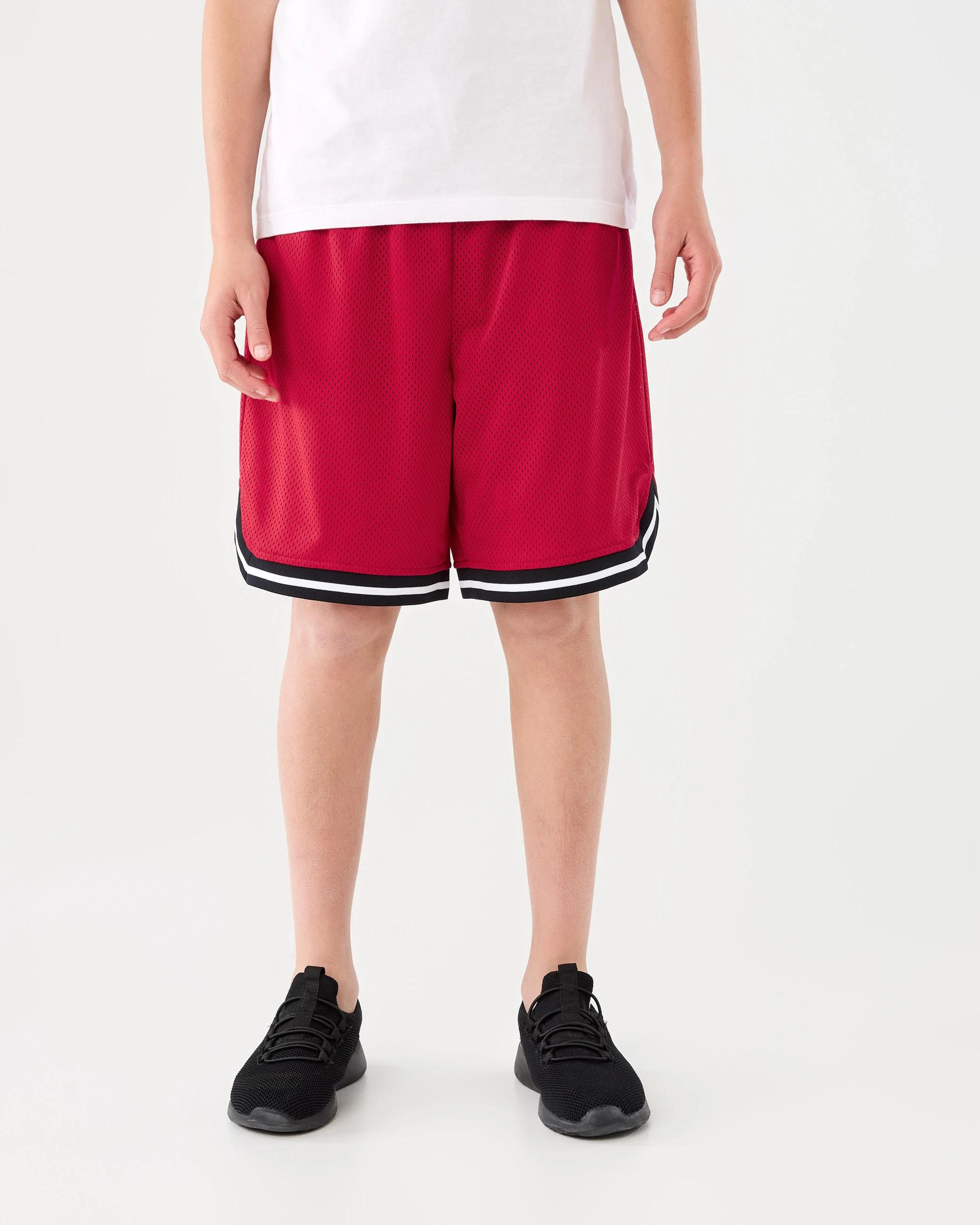 1 Active Kids Mesh Shorts Red, 1 of 7