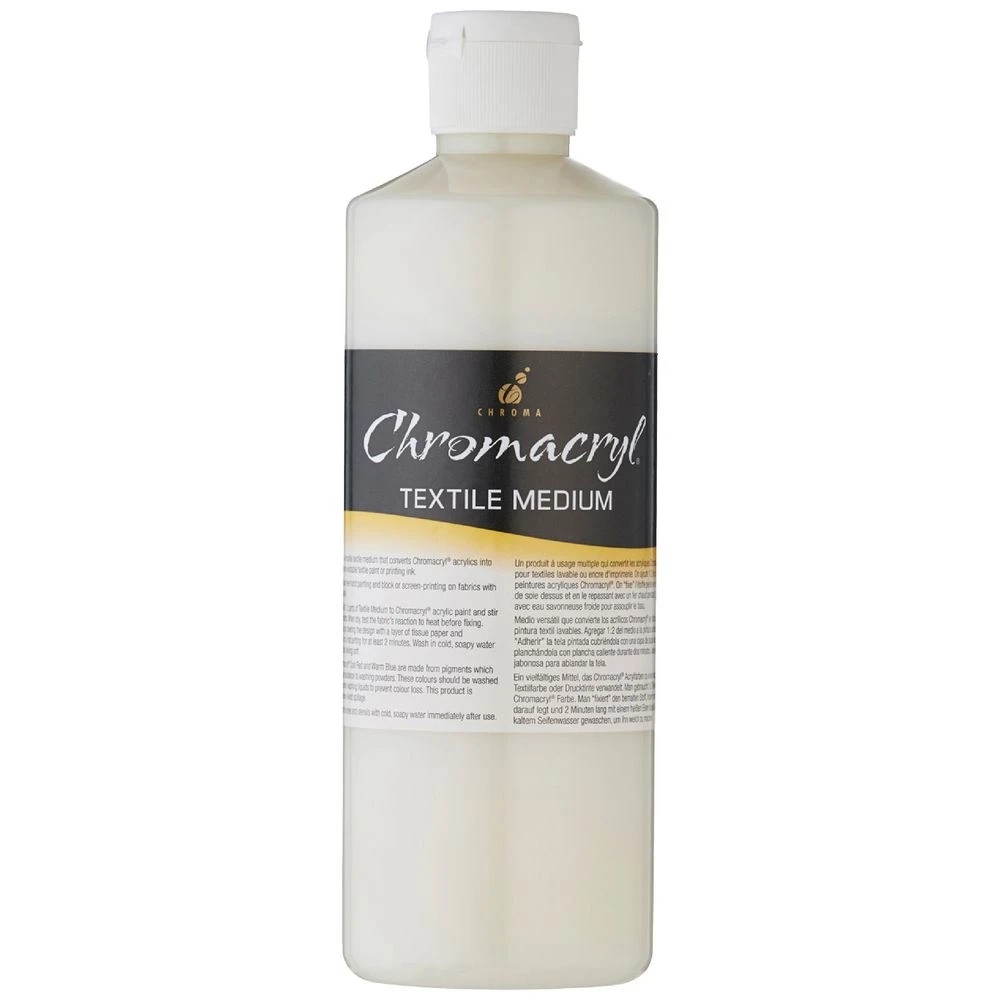 1 Chromacryl Textile Medium 500mL, 1 of 1