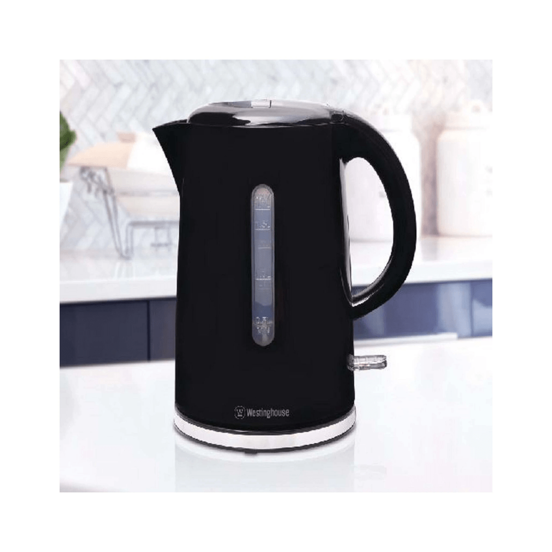 2 Westinghouse Boiling Water Electric Tea/coffee Benchtop Kettle 1.7l Black
 - Black, 2 of 6