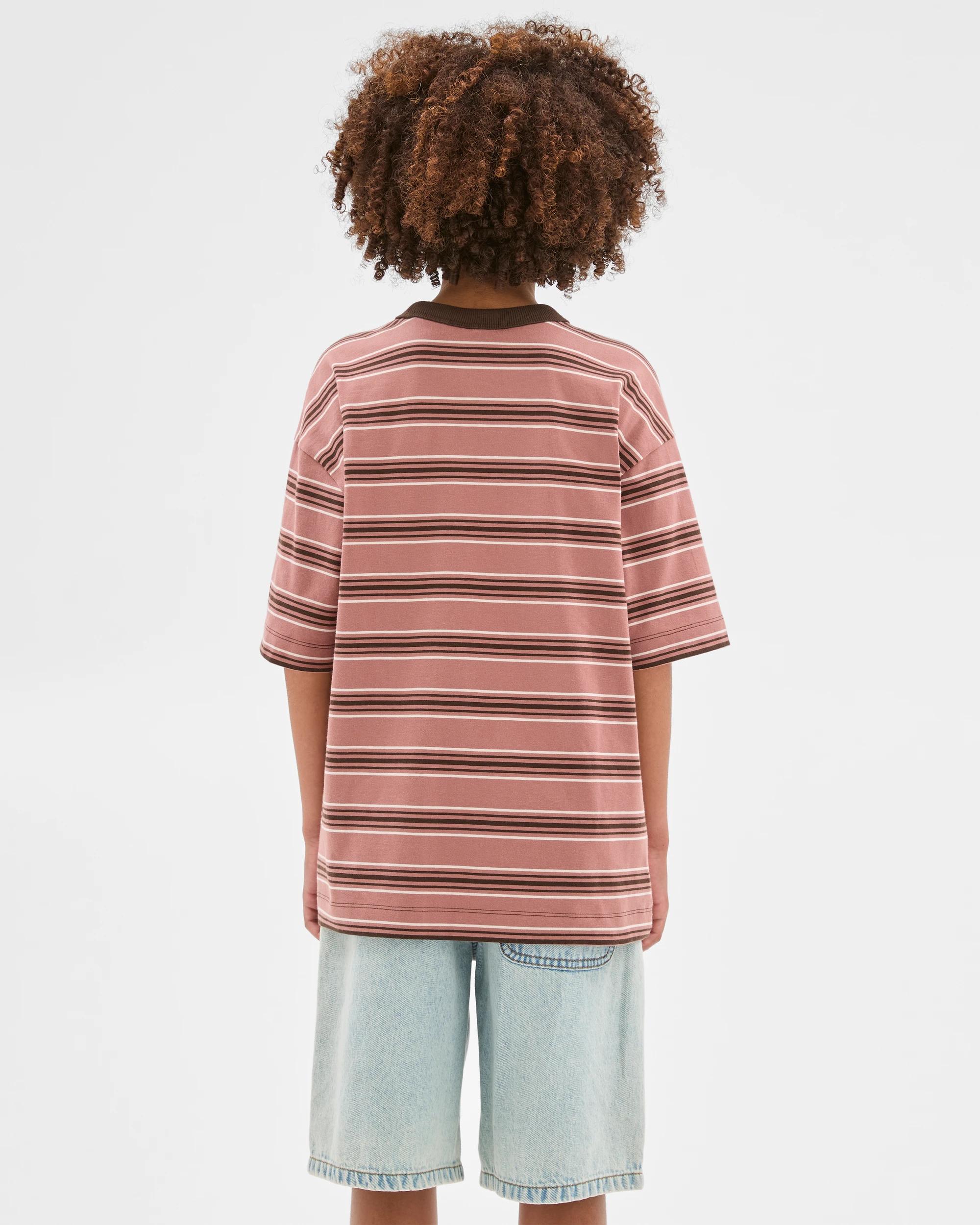 5 Target Kids Australian Cotton Stripe T-Shirt BURLWOOD, 5 of 7