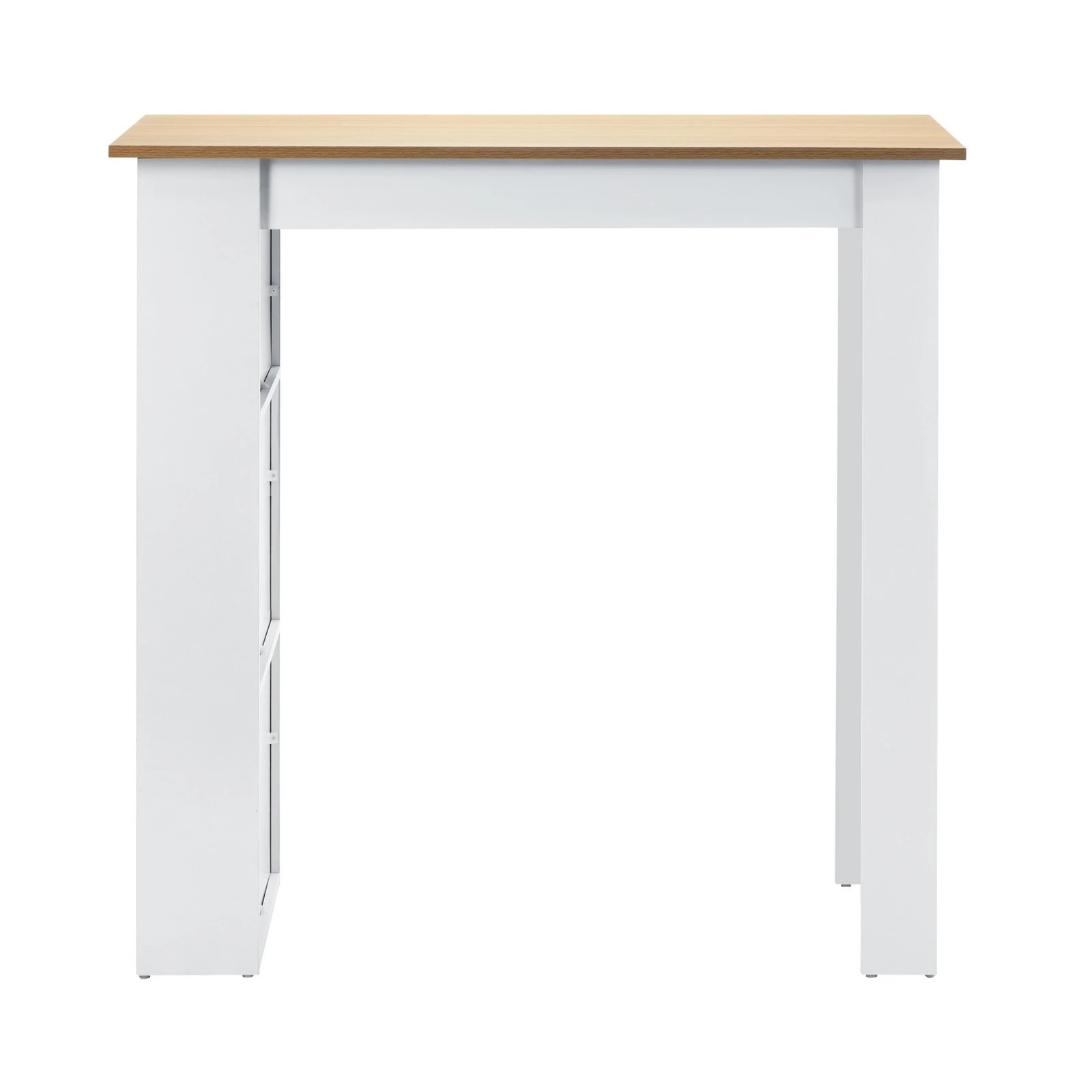 6 Oikiture Bar Table Dining Storage Shelf Kitchen Pub Home Office Desk Wine Rack
 - Multi, 6 of 10