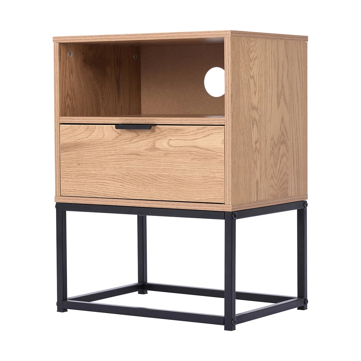 1 Blake 1 Drawer Bedside Table, 1 of 11