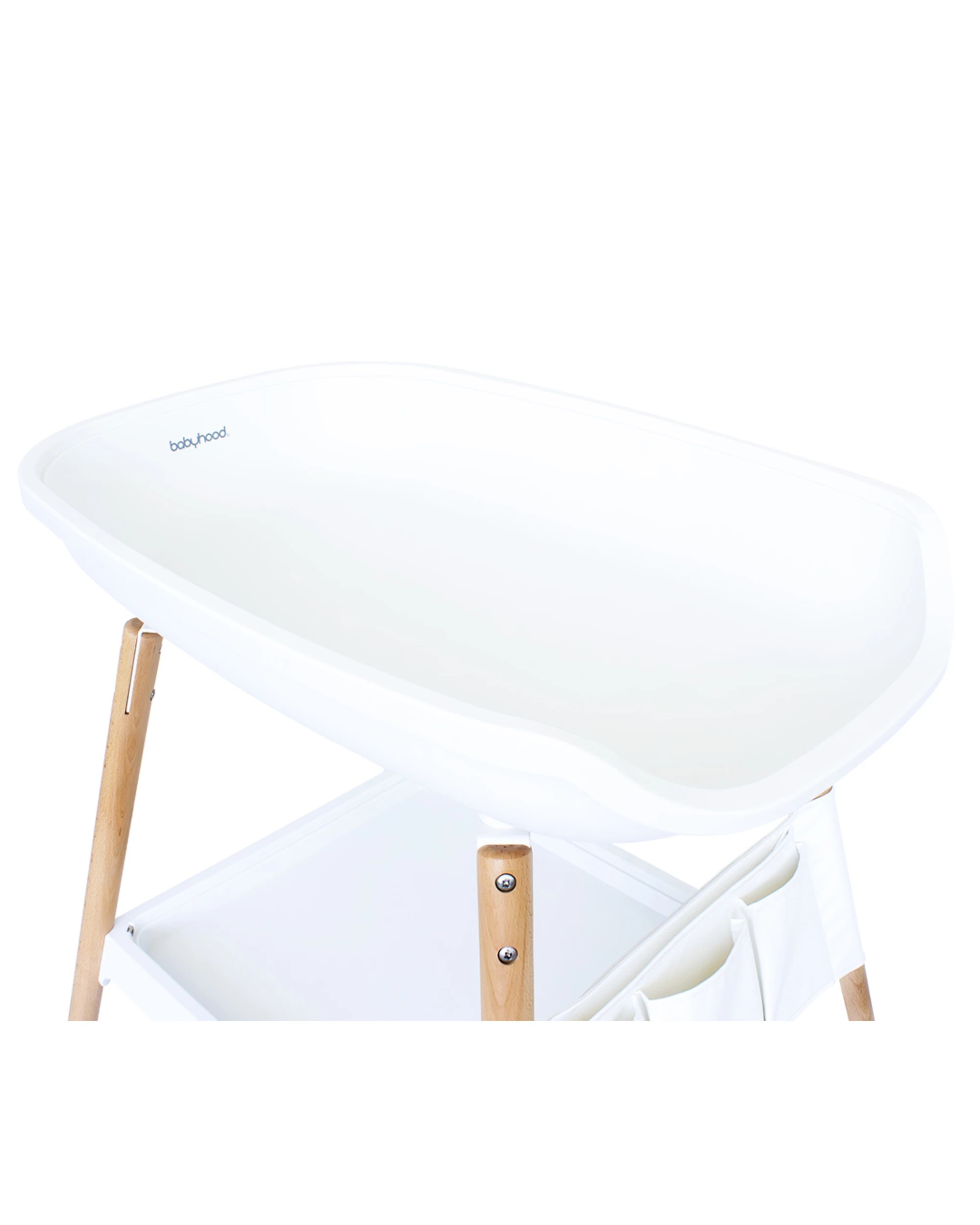 3 Babyhood Scandi Change Table - English Oak, Walnut, White, 3 of 5