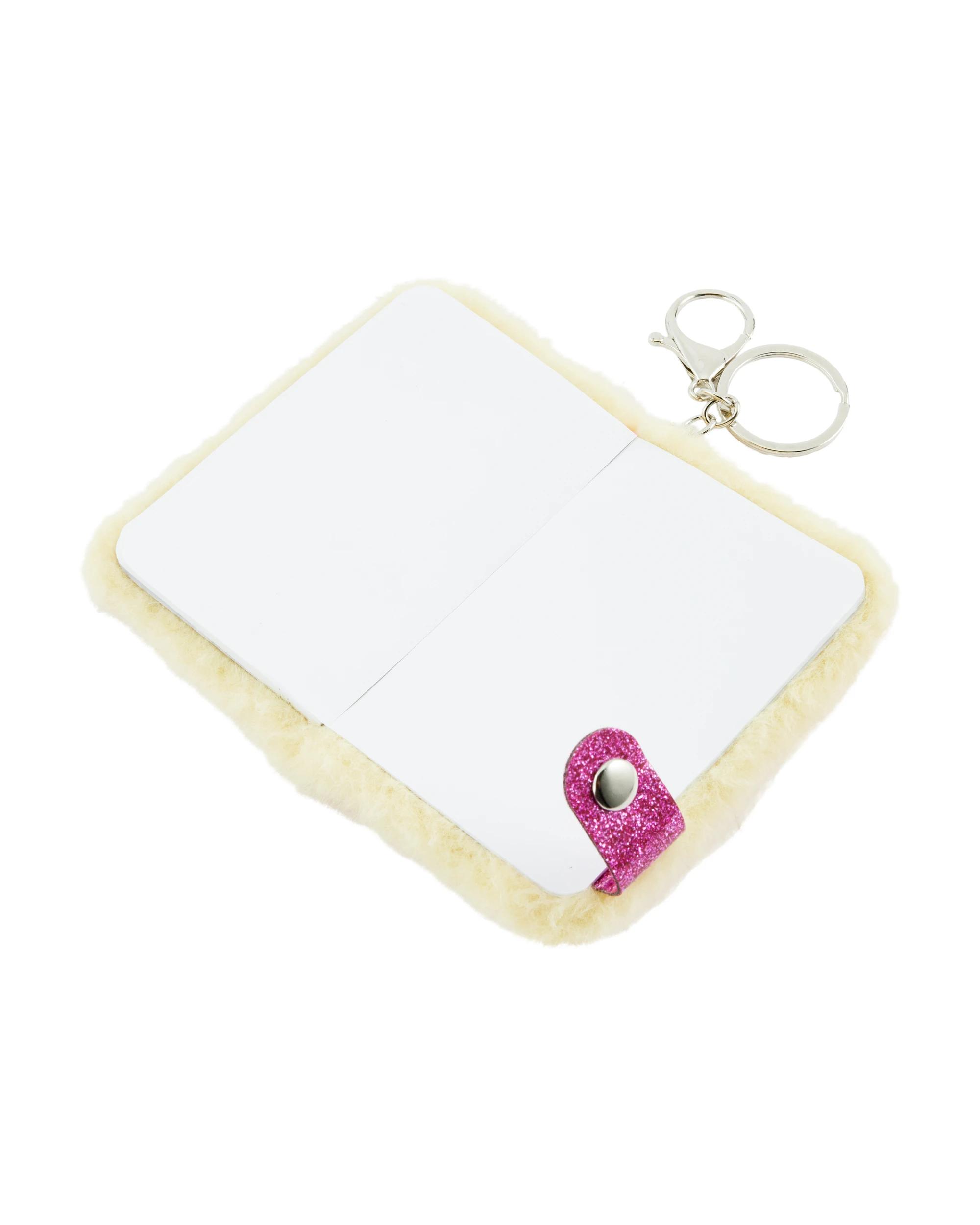3 Fluffy Book Charm Keyring - Yellow Yellow, 3 of 5