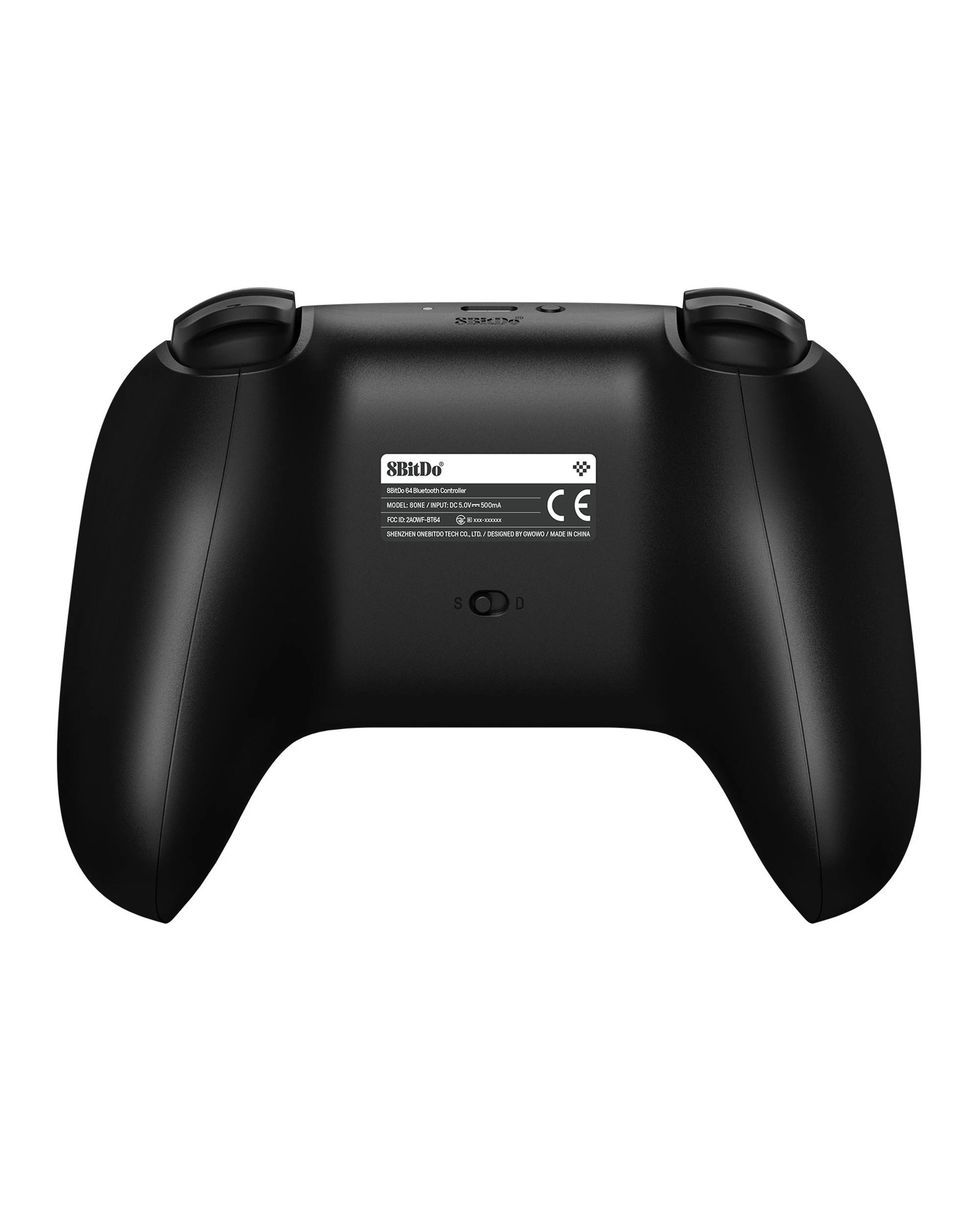 3 8BitDo 64 Bluetooth Controller for Nintendo Switch 2 - Black, 3 of 7