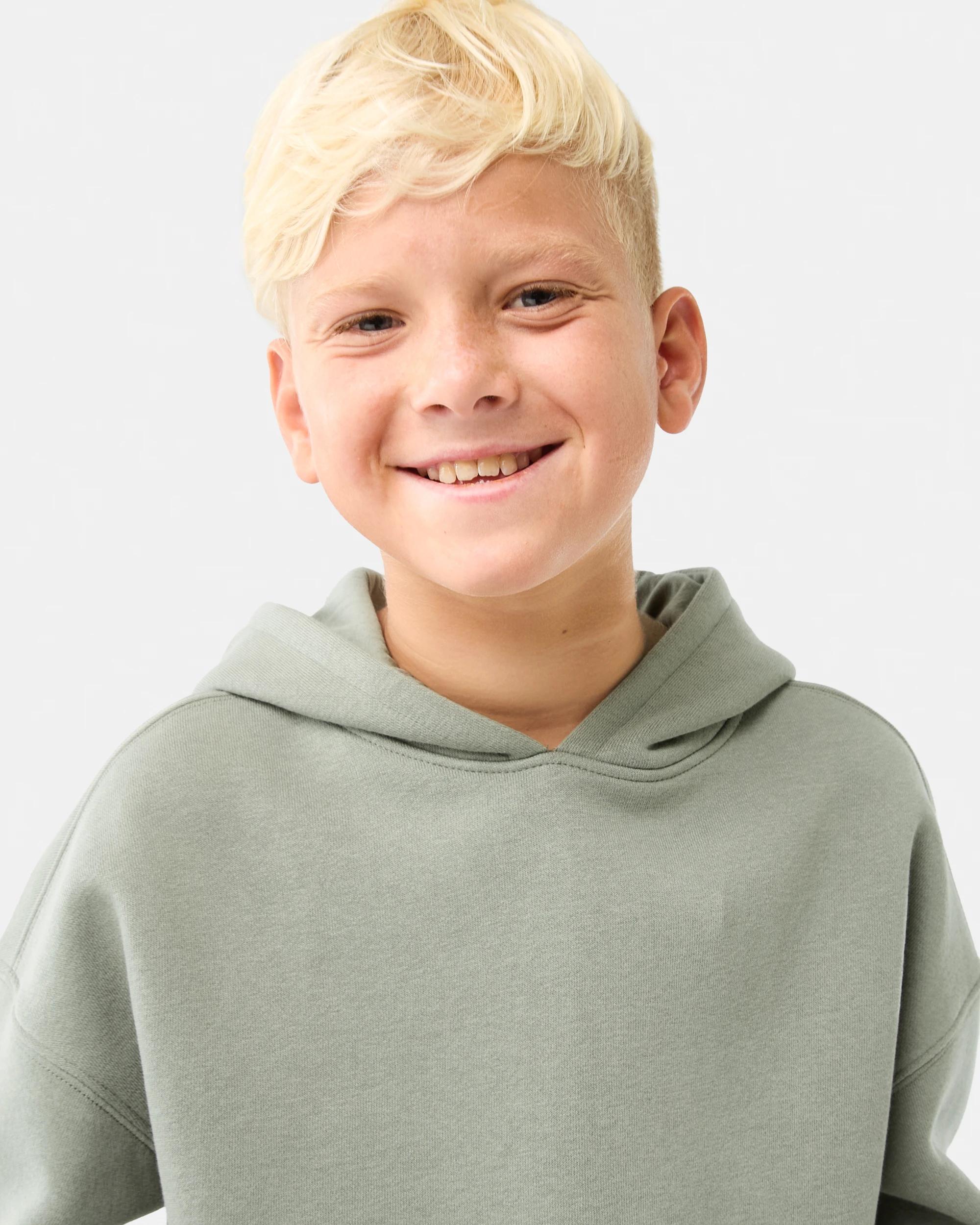 3 Oversized Plain Hoodie Mnr Khk, 3 of 6