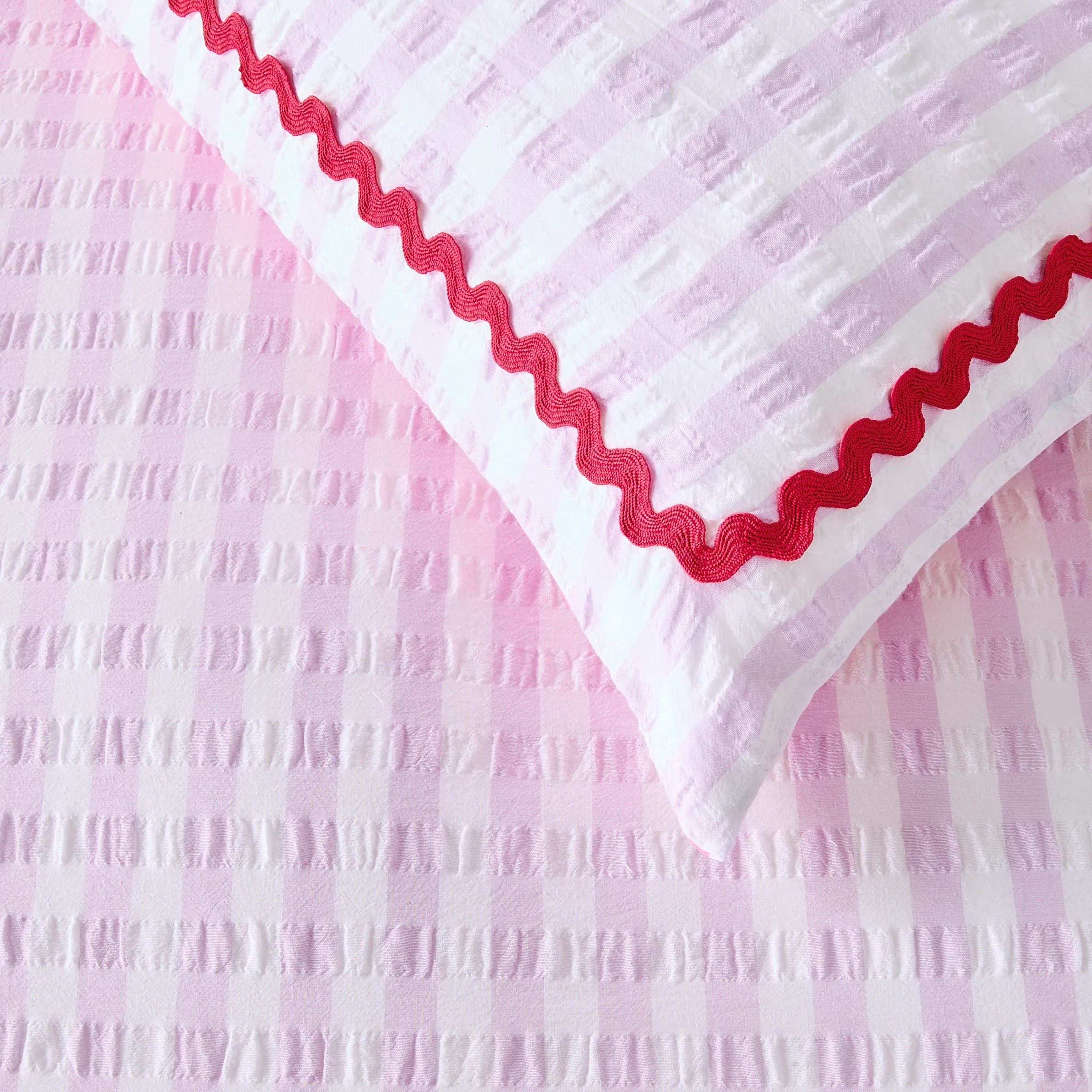 4 Ric Rac Cotton Reversible Quilt Cover Set - Double Bed, 4 of 8