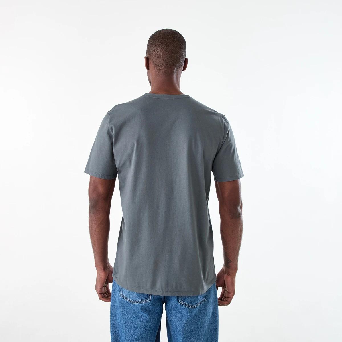 3 Plain V-Neck T-shirt Gry Seal, 3 of 6