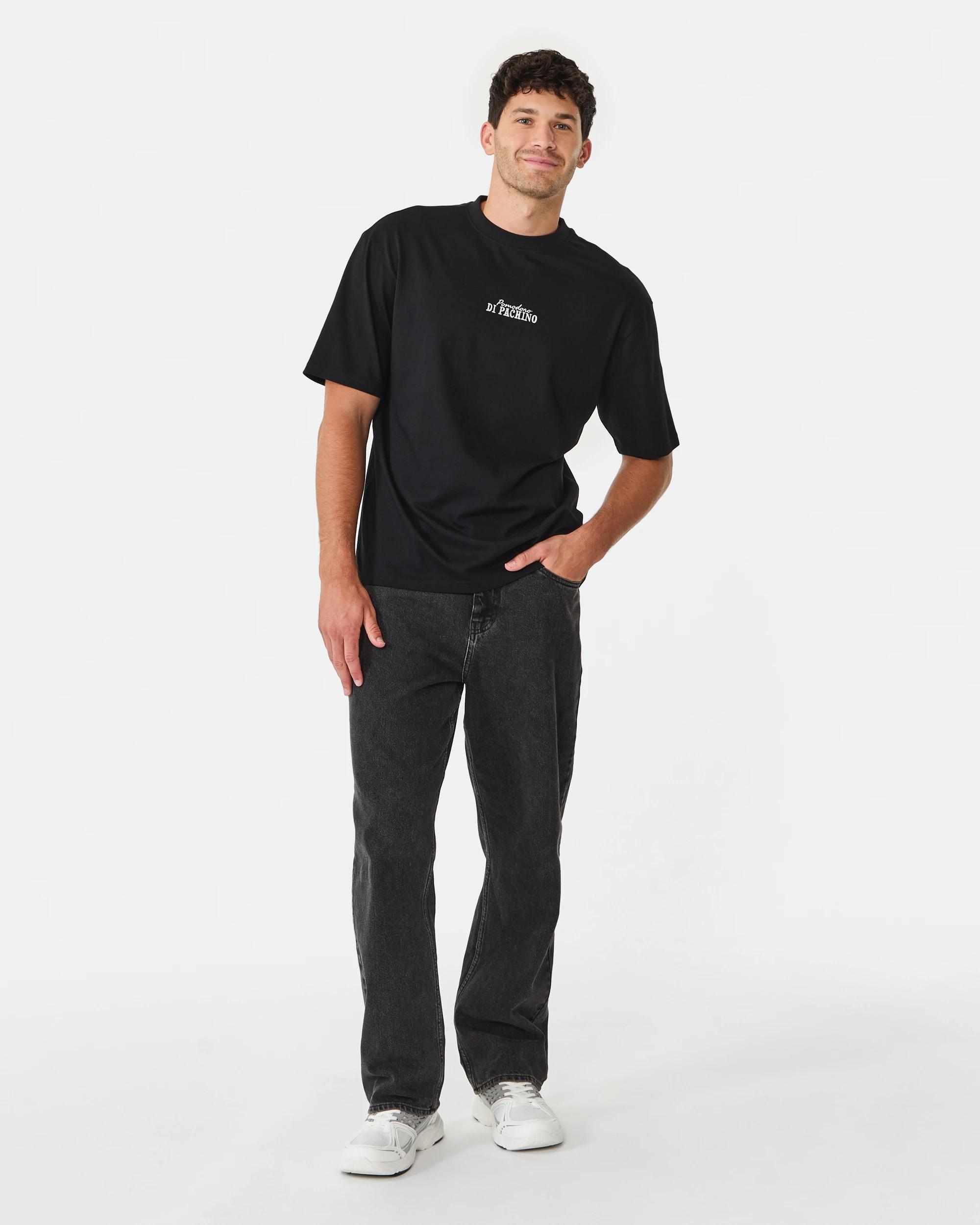 2 Oversized Print T-shirt Blk Pomodr, 2 of 8