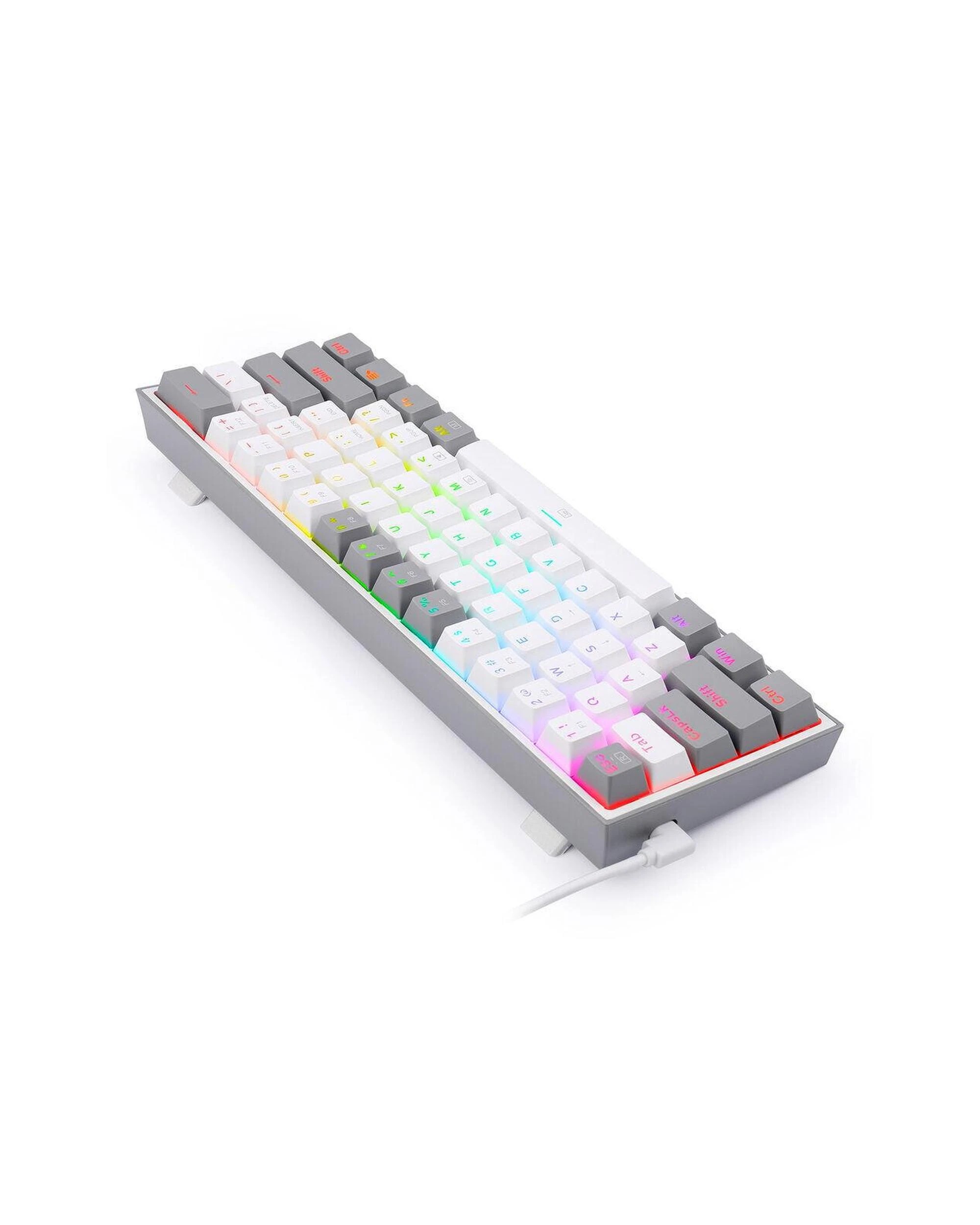 5 Redragon K617RGB Fizz WhiteGrey 60% Wired Mechanical Keyboard, 5 of 10
