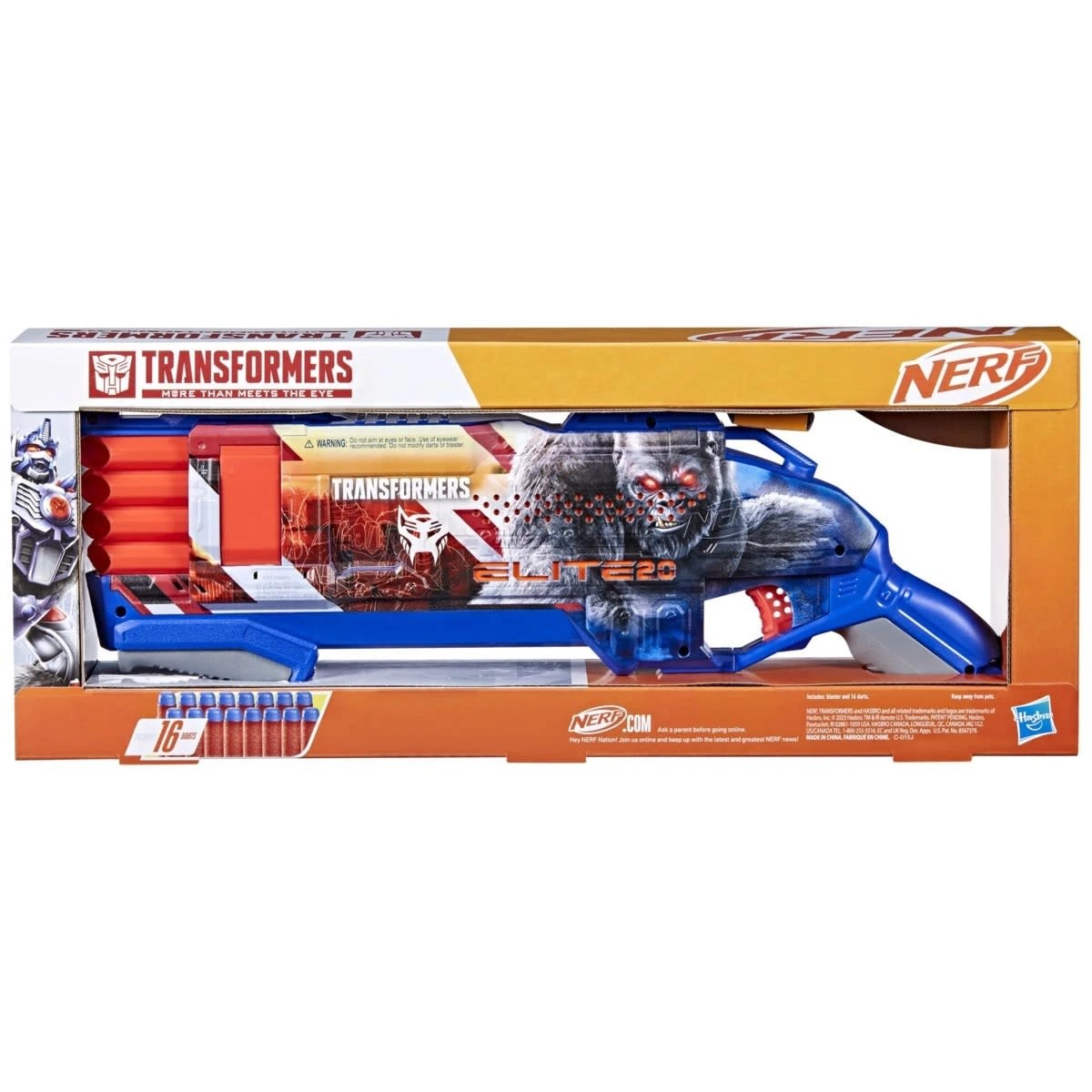3 NERF Transformers Optimus Primal Blaster, 3 of 3