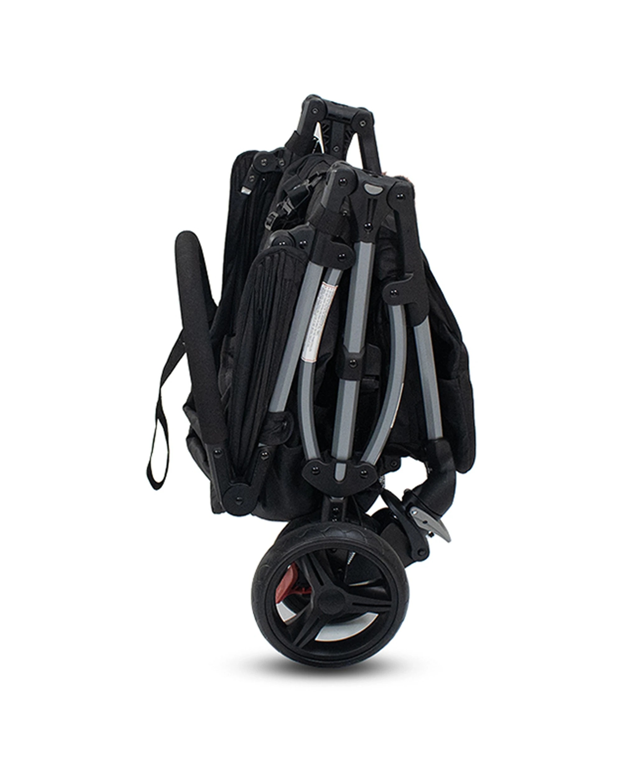 9 Vee Bee Dash Pram Foldable Reclining Baby Stroller With Tray Moon Shadow Colour
 - Black, 9 of 9