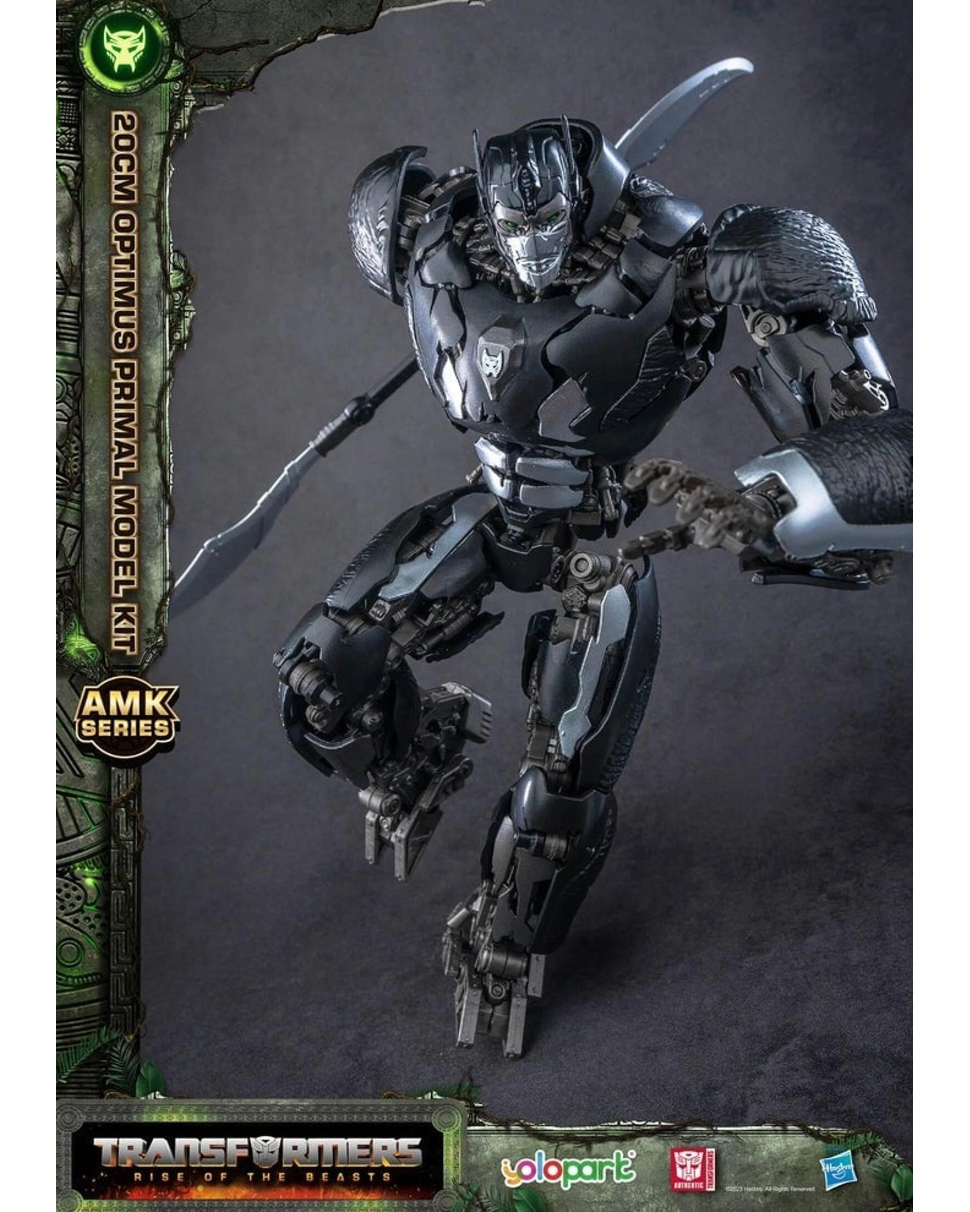 5 Yolopark Transformers: Rise of the Beasts Optimus Primal AMK Series 20cm Advance Model Kit, 5 of 6